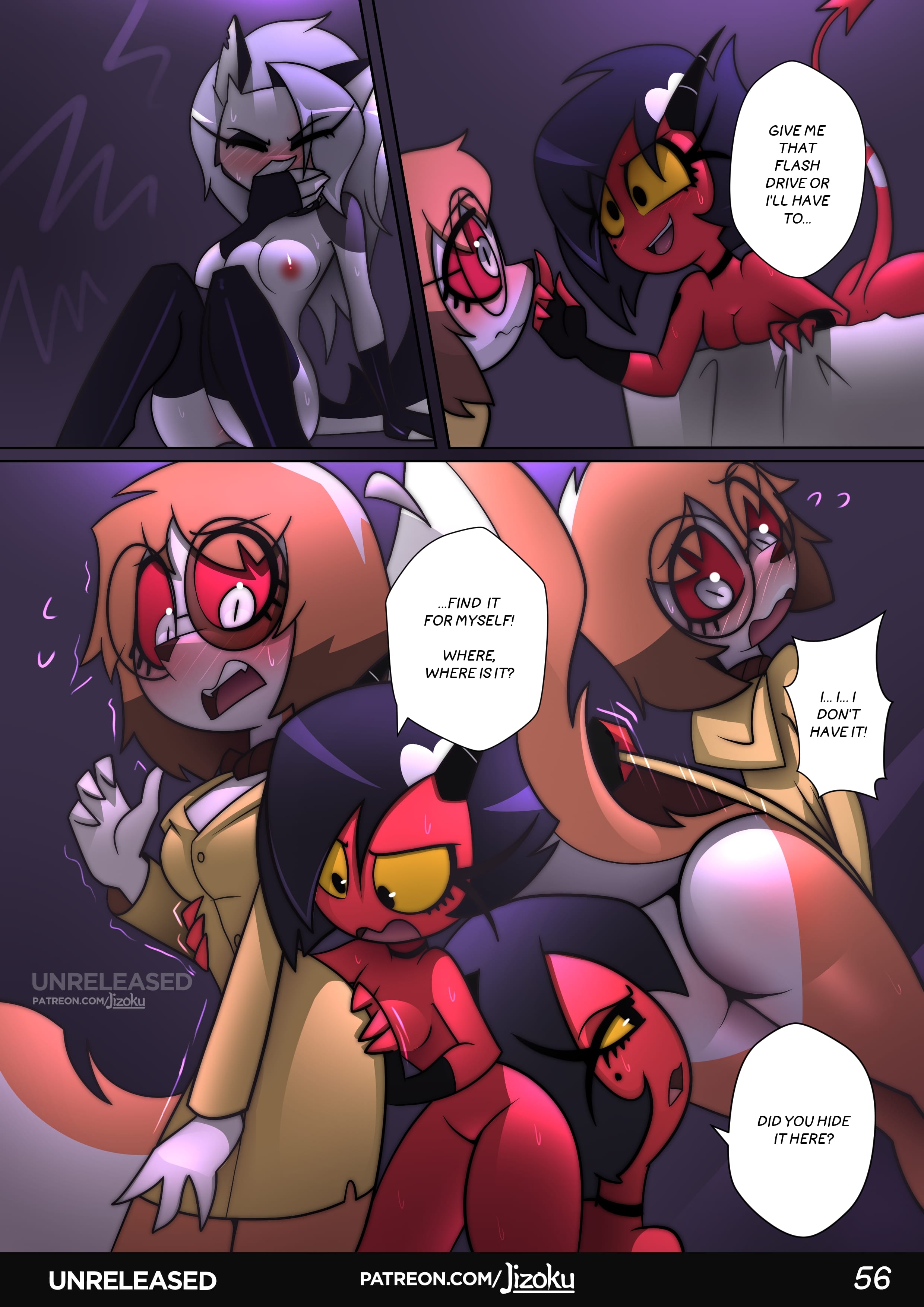 A Night With Loona (Helluva Boss) [Jizoku] - Chapter 2 — Page 57
