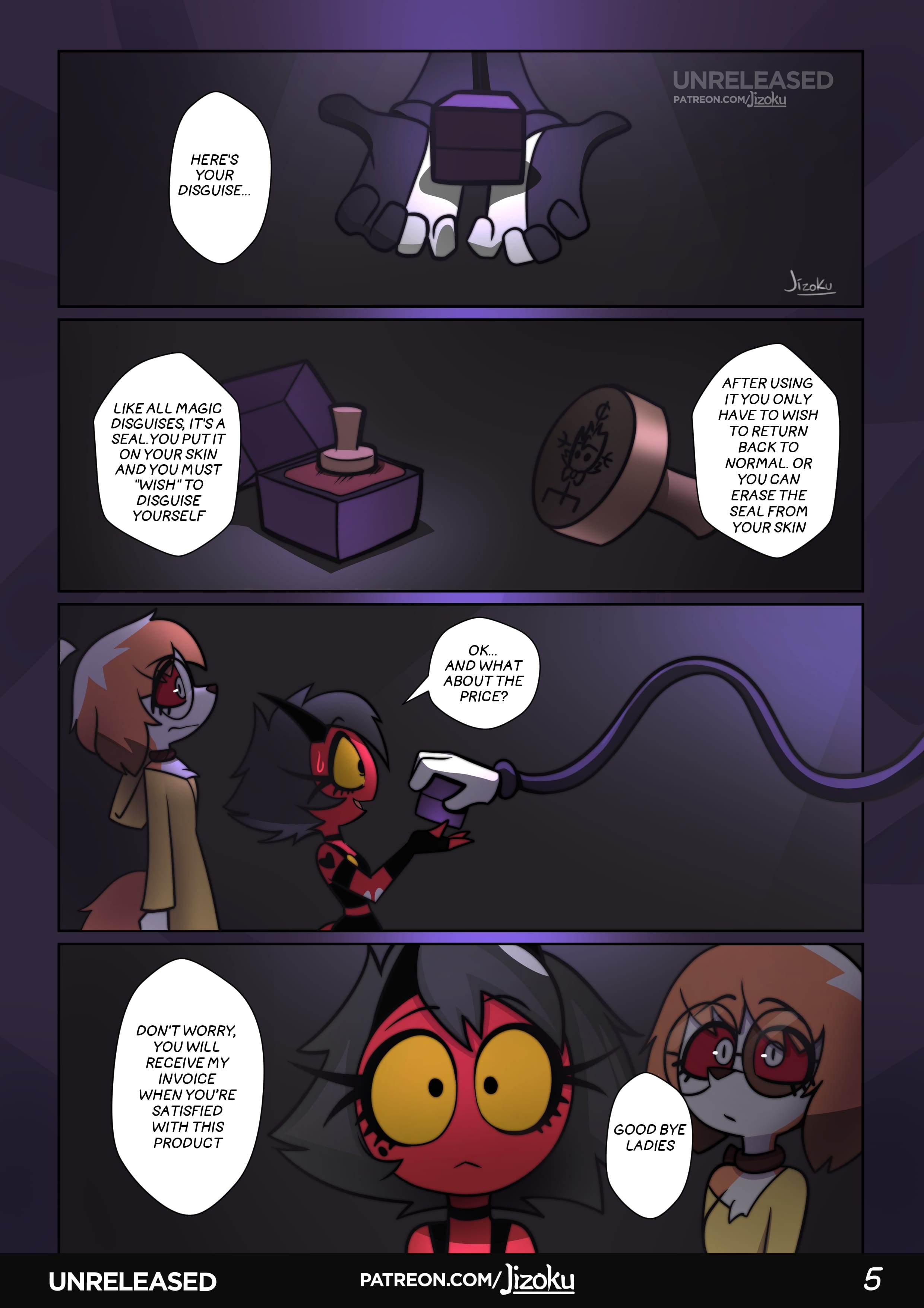A Night With Loona (Helluva Boss) [Jizoku] - Chapter 2 — Page 6