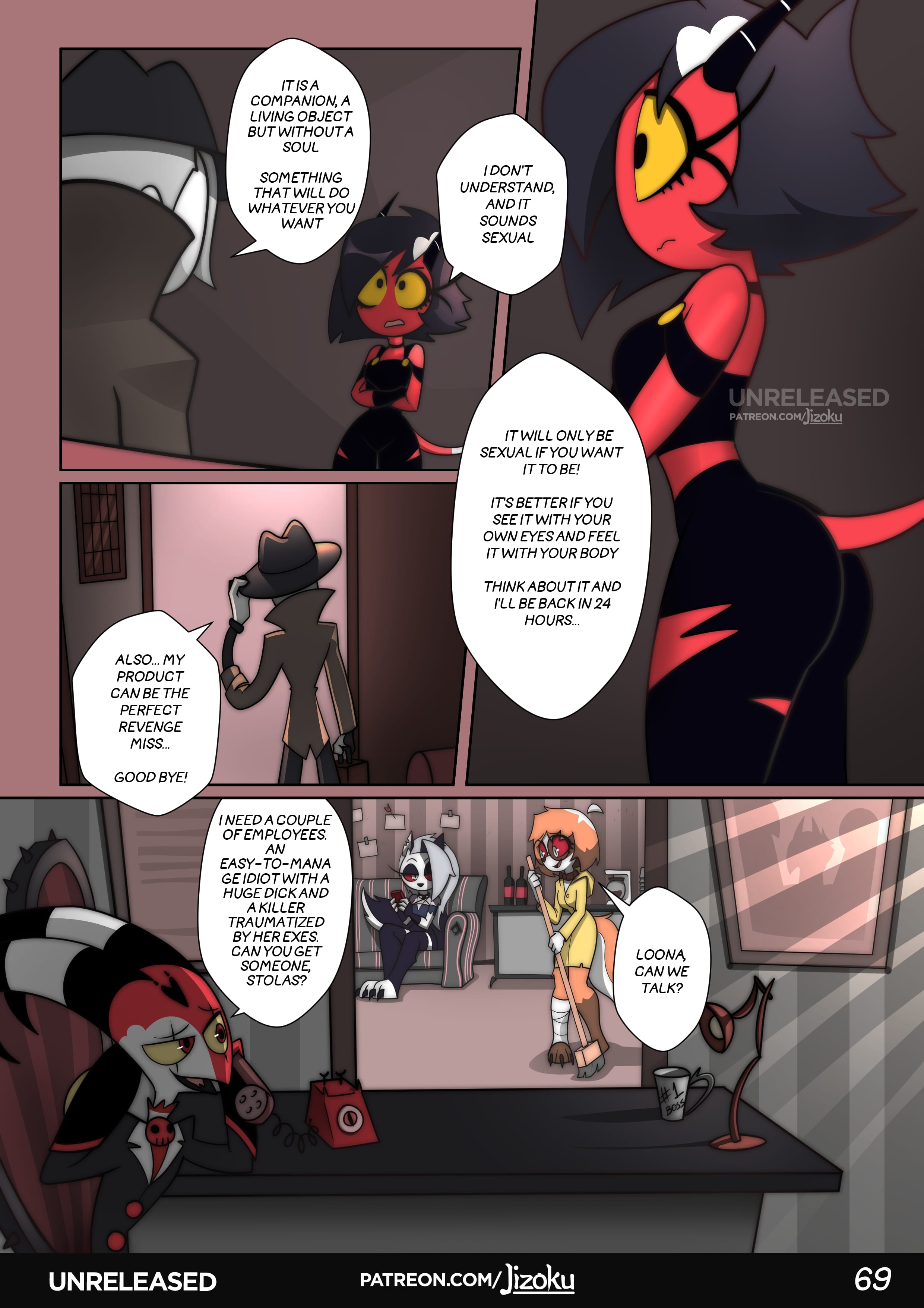 A Night With Loona (Helluva Boss) [Jizoku] - Chapter 2 — Page 70