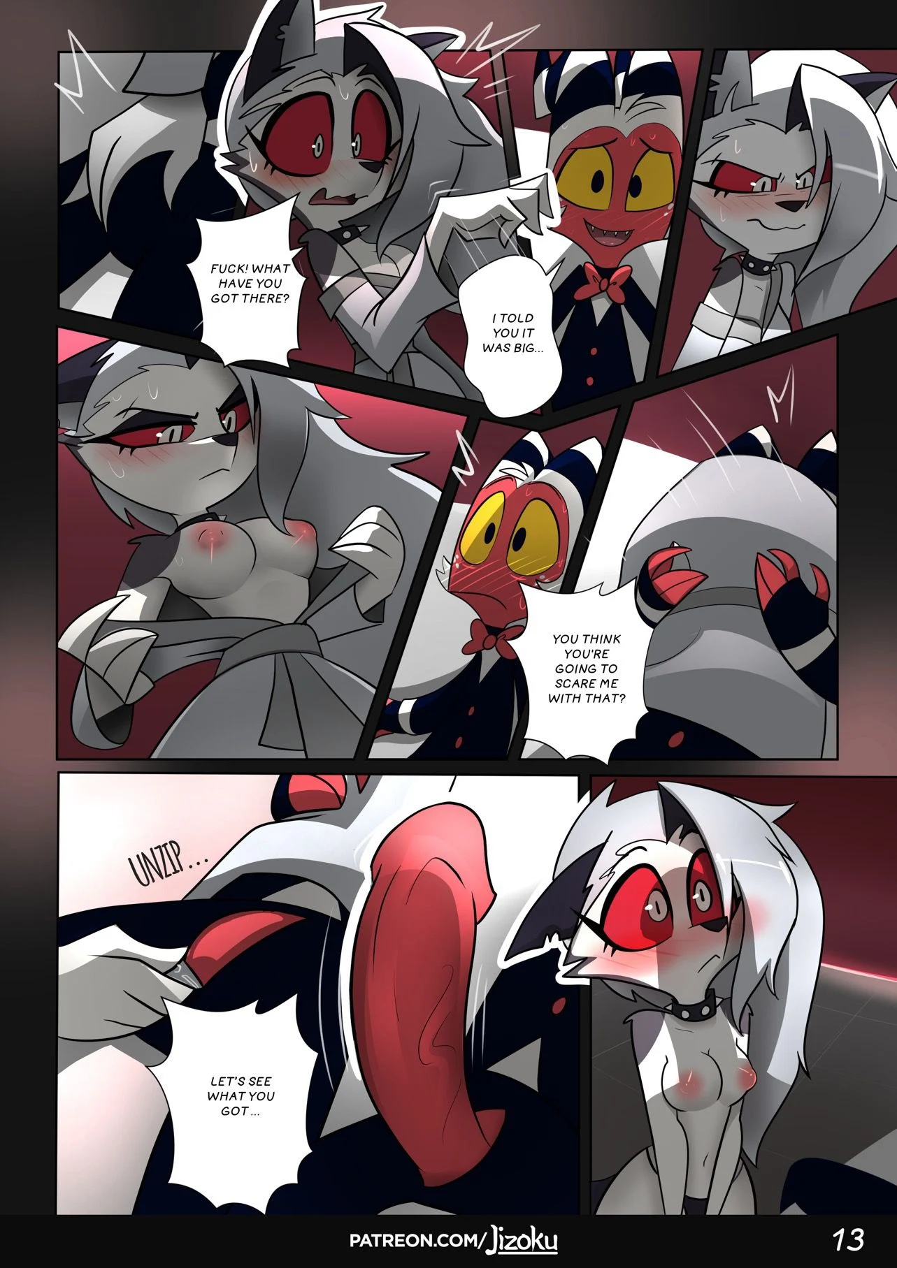 A Night With Loona (Helluva Boss) [Jizoku] - Chapter 1 — Page 14
