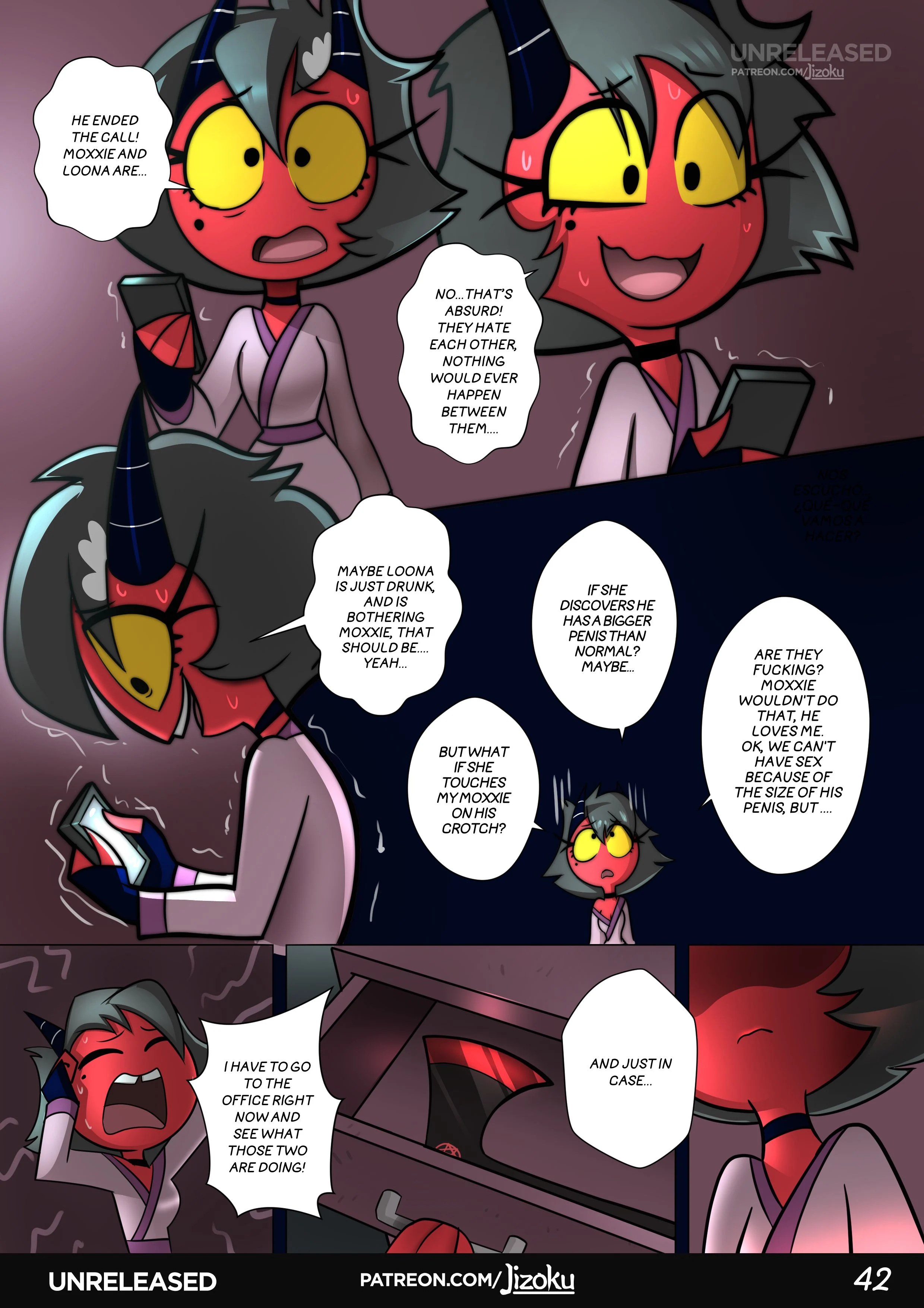 A Night With Loona (Helluva Boss) [Jizoku] - Chapter 1 — Page 43