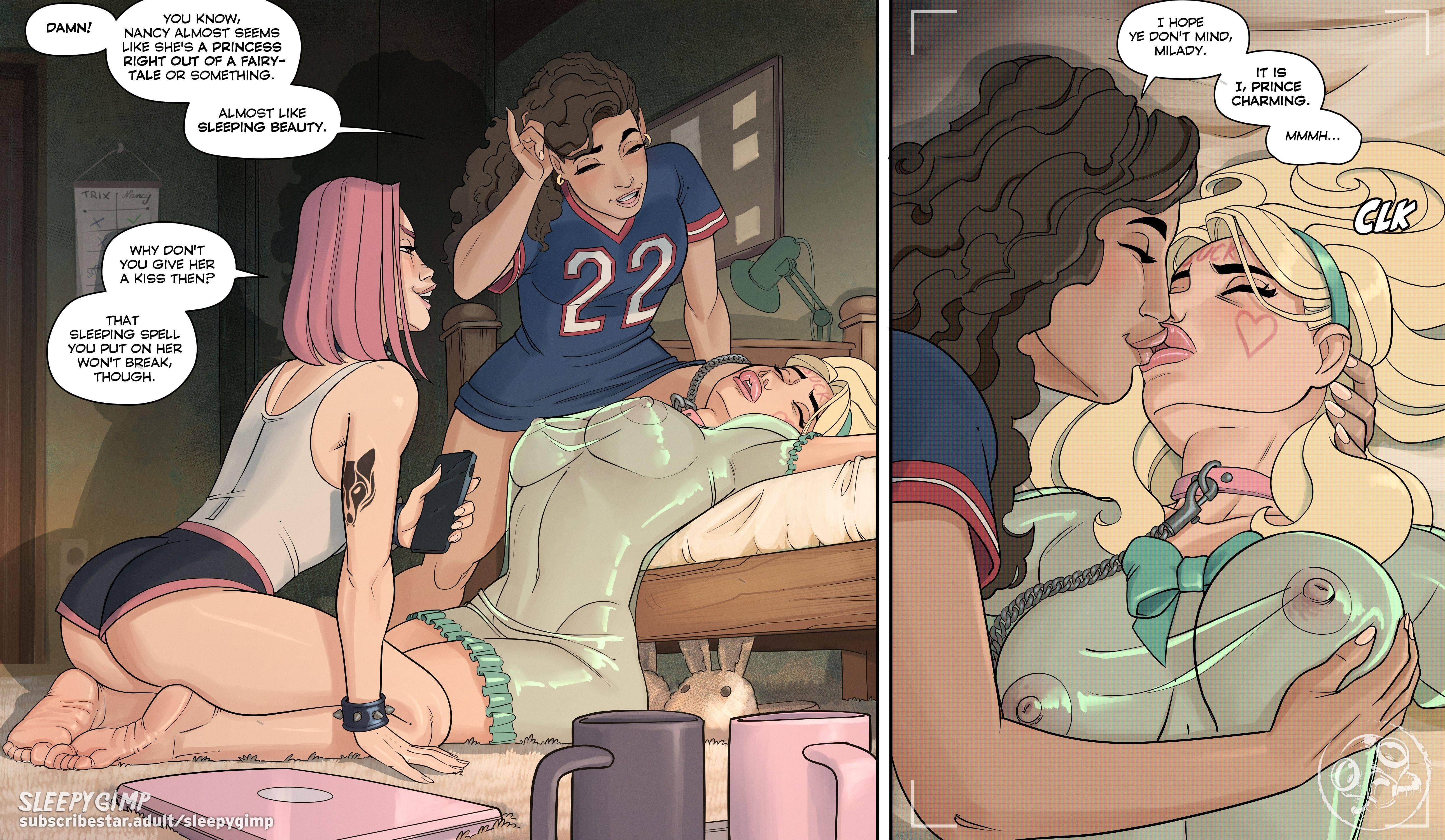 Nancy Templeton - Slumber Party Mystery [Sleepy Gimp] - Chapter 1 — Page 17