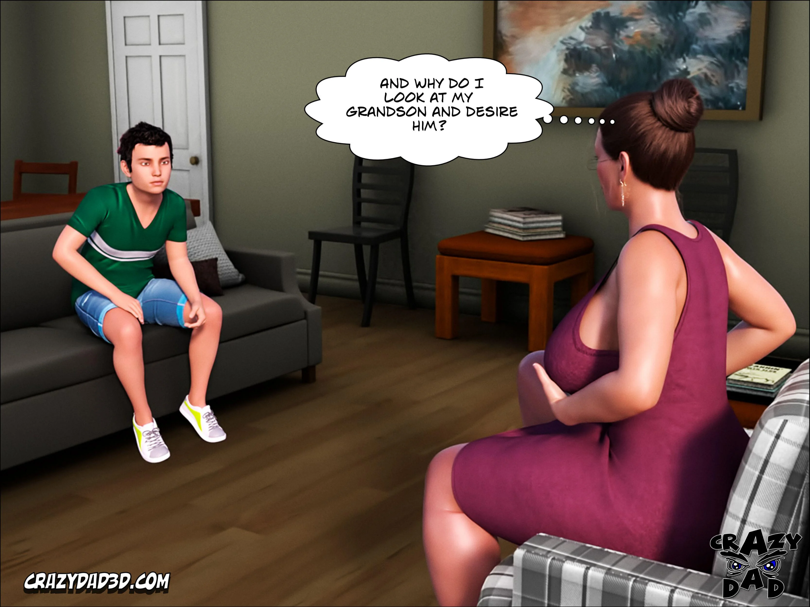 The Grandma [CrazyDad3D] - Chapter 1 — Page 38