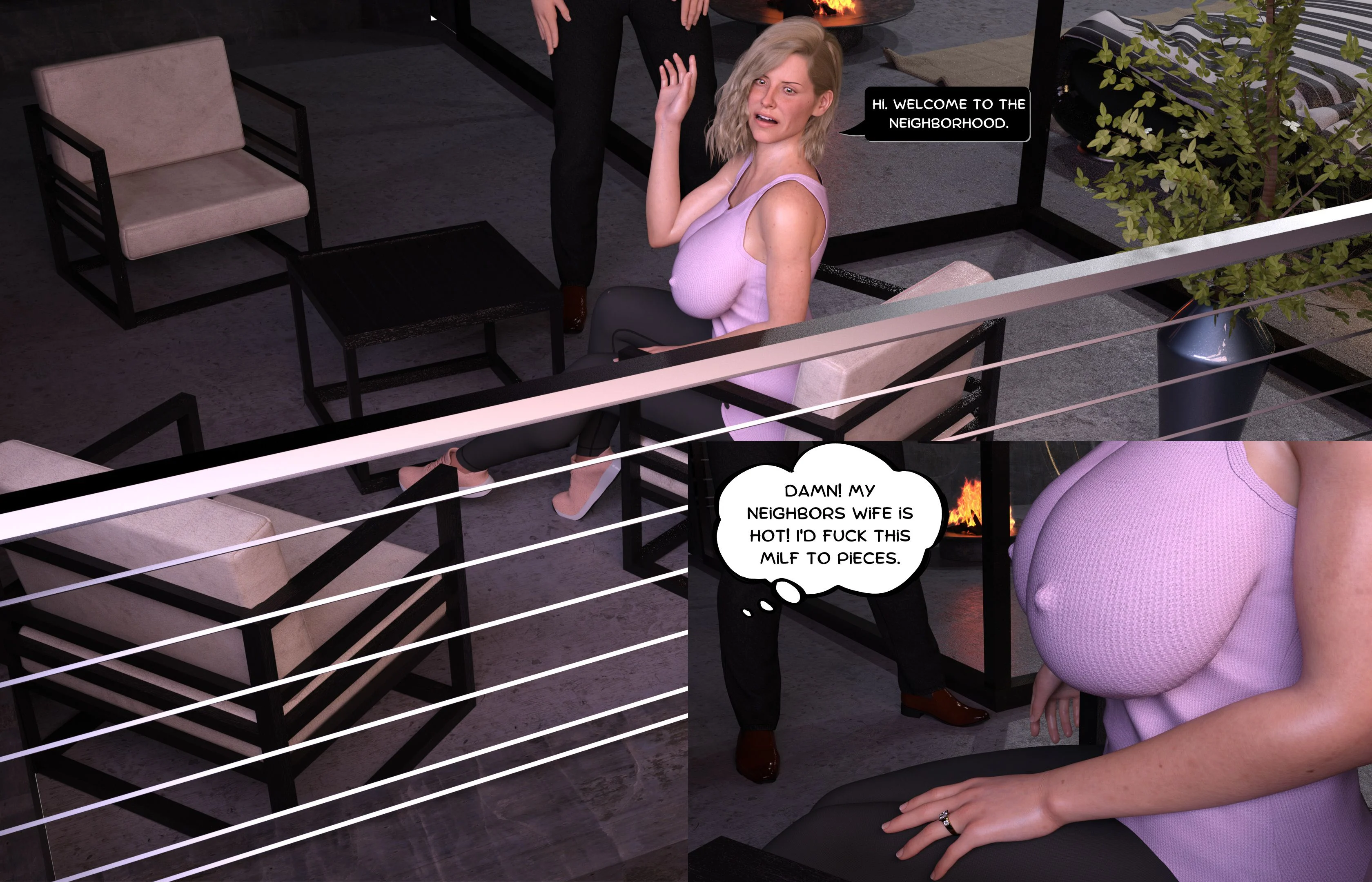 Naughty Neighbor [Mature3DComics] - Chapter 1 — Page 6