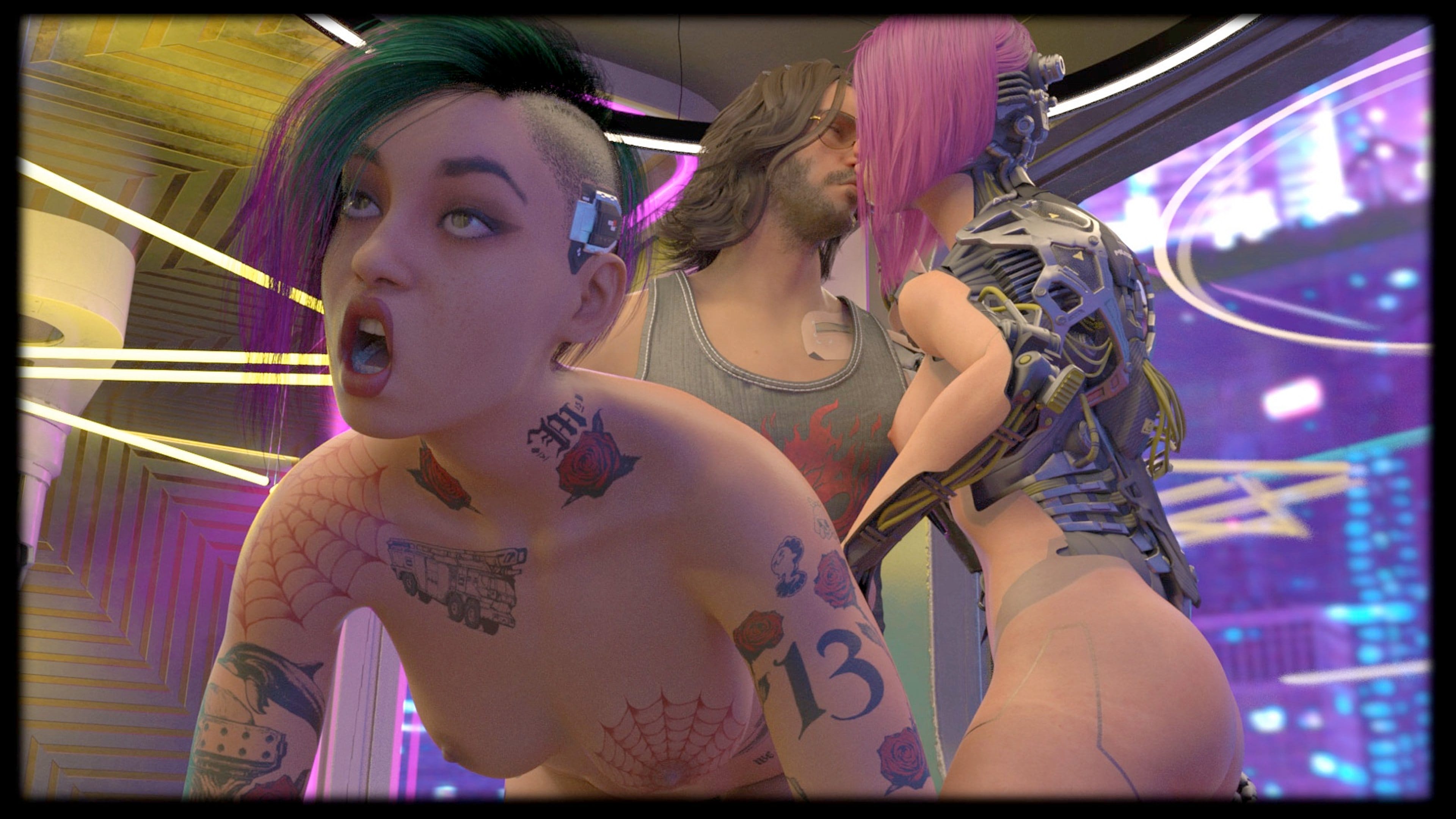 Cyber Punk 77 [Sexy3DComics | Gonzo] - Chapter 1 — Page 38