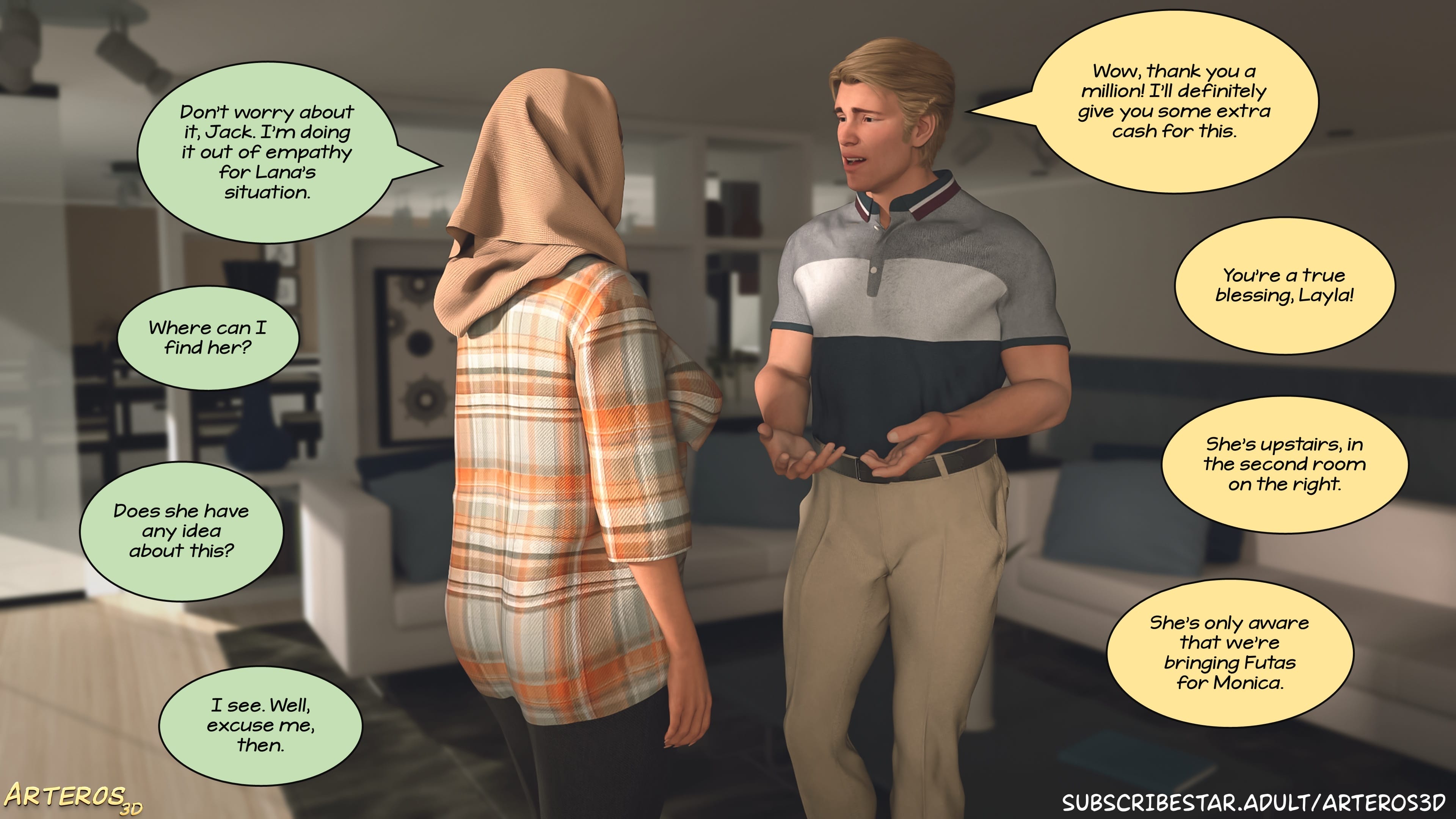 New Passion In Town [Arteros3D] - Chapter 2 — Page 15