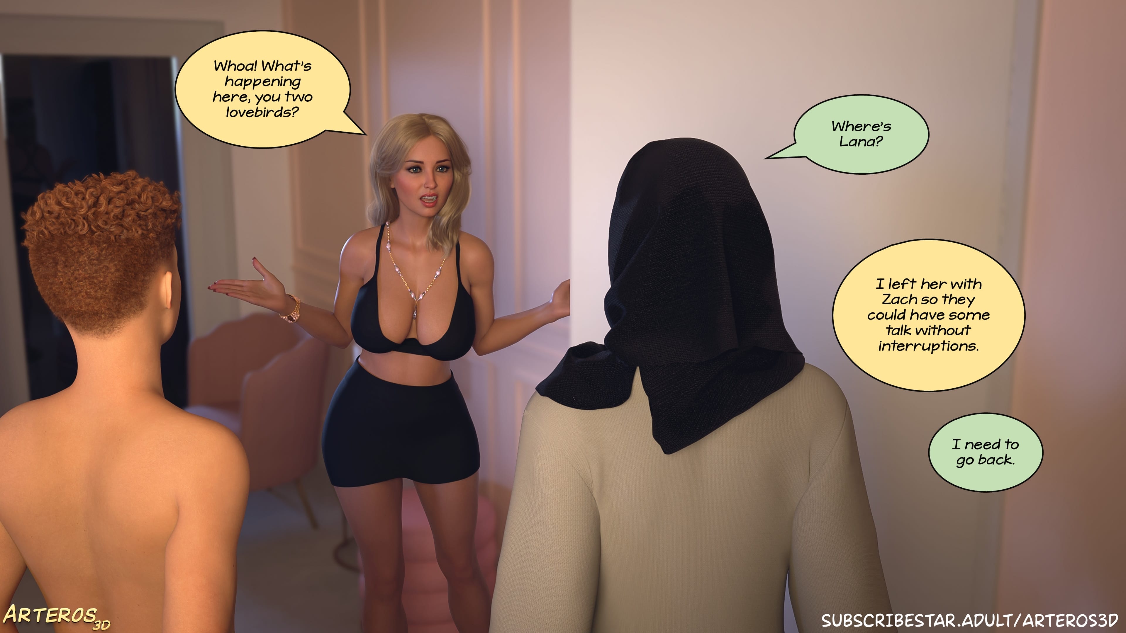 New Passion In Town [Arteros3D] - Chapter 2 — Page 349