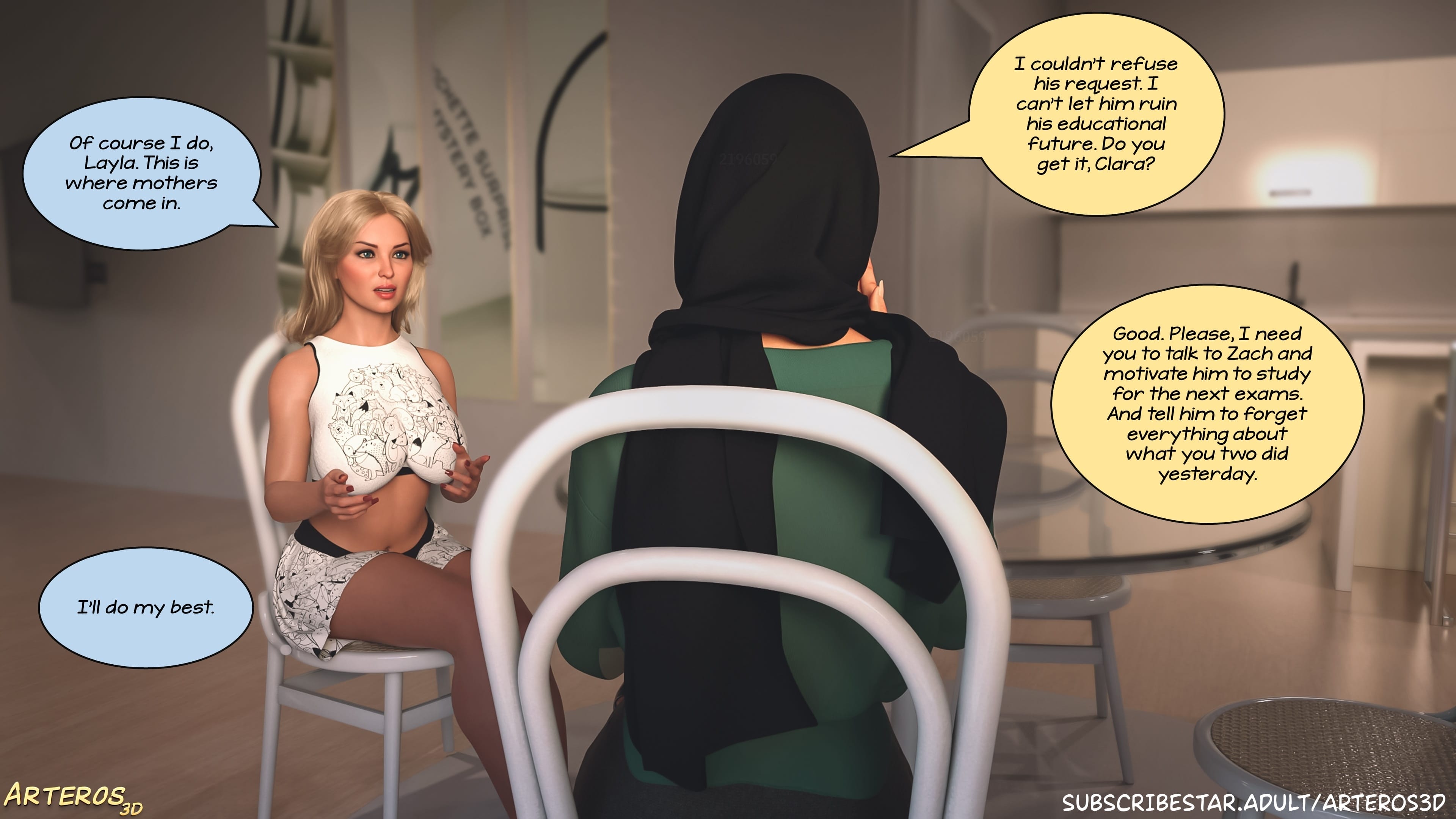 New Passion In Town [Arteros3D] - Chapter 1 — Page 111