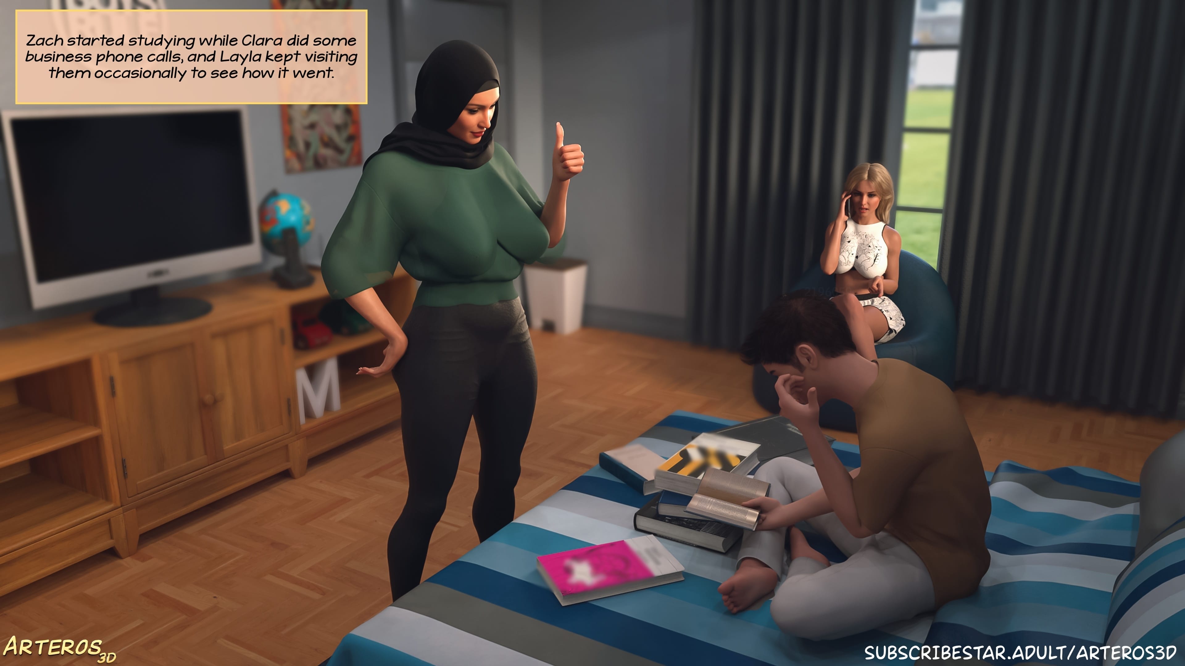 New Passion In Town [Arteros3D] - Chapter 1 — Page 119