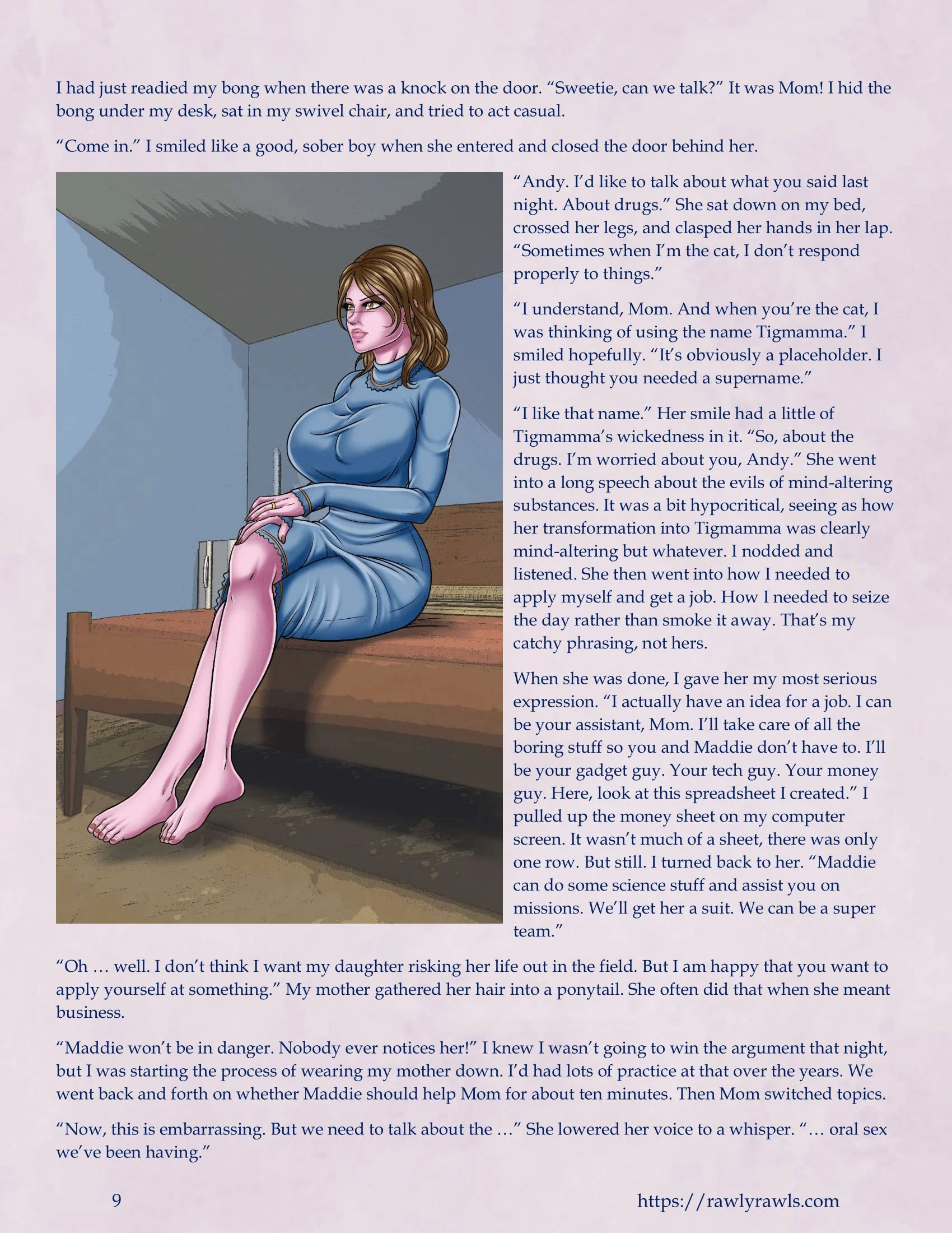 My Mother's Secret Identity [Adun | Danny Sulca , RawlyRawls] - Chapter 8 — Page 9