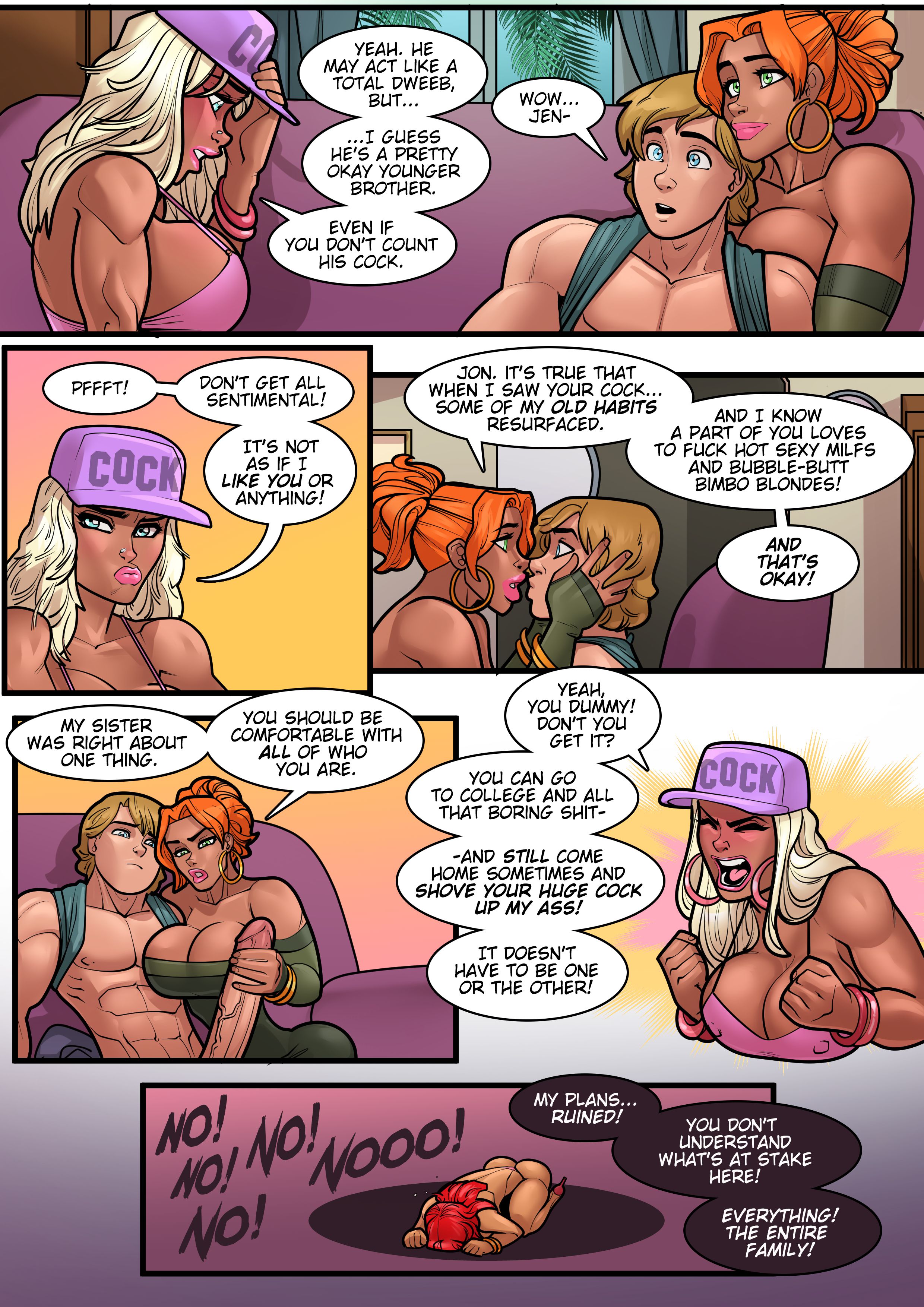 My Mom And Sister Are Size Queen Sluts [Rabies T Lagomorph] - Chapter 4 — Page 40