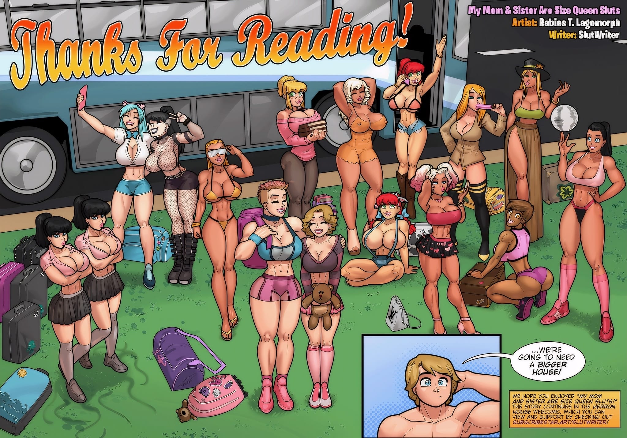 My Mom And Sister Are Size Queen Sluts [Rabies T Lagomorph] - Chapter 5 — Page 42