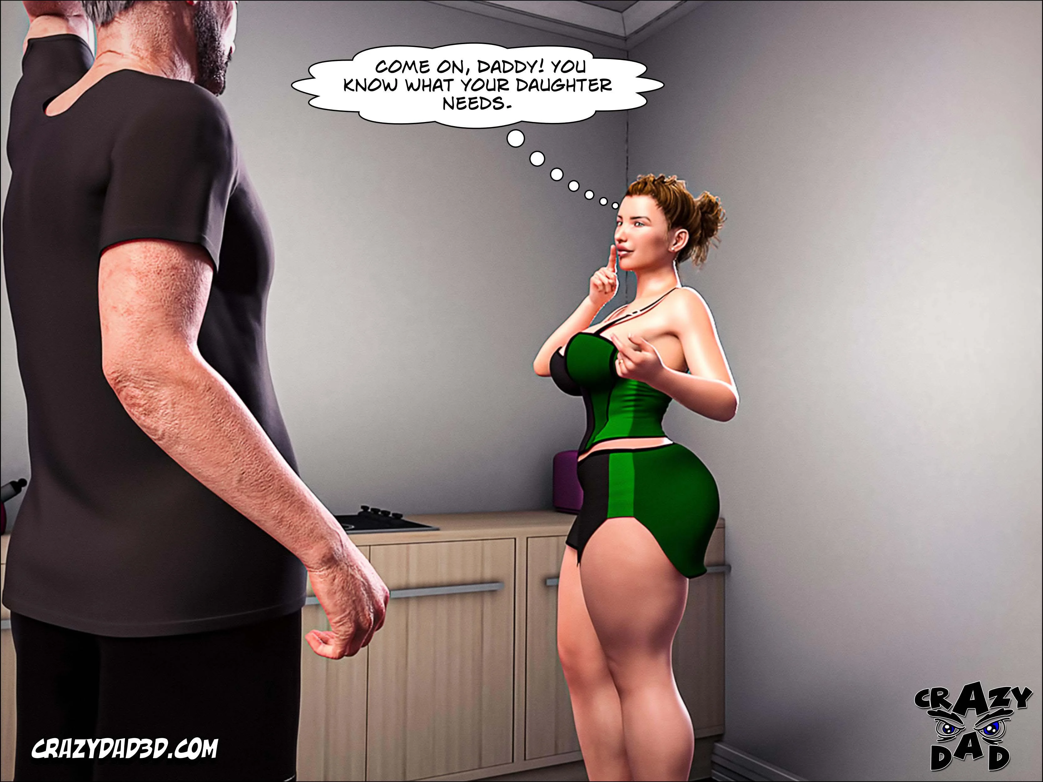 Father-In-Law At Home [CrazyDad3D] - Chapter 18 — Page 55