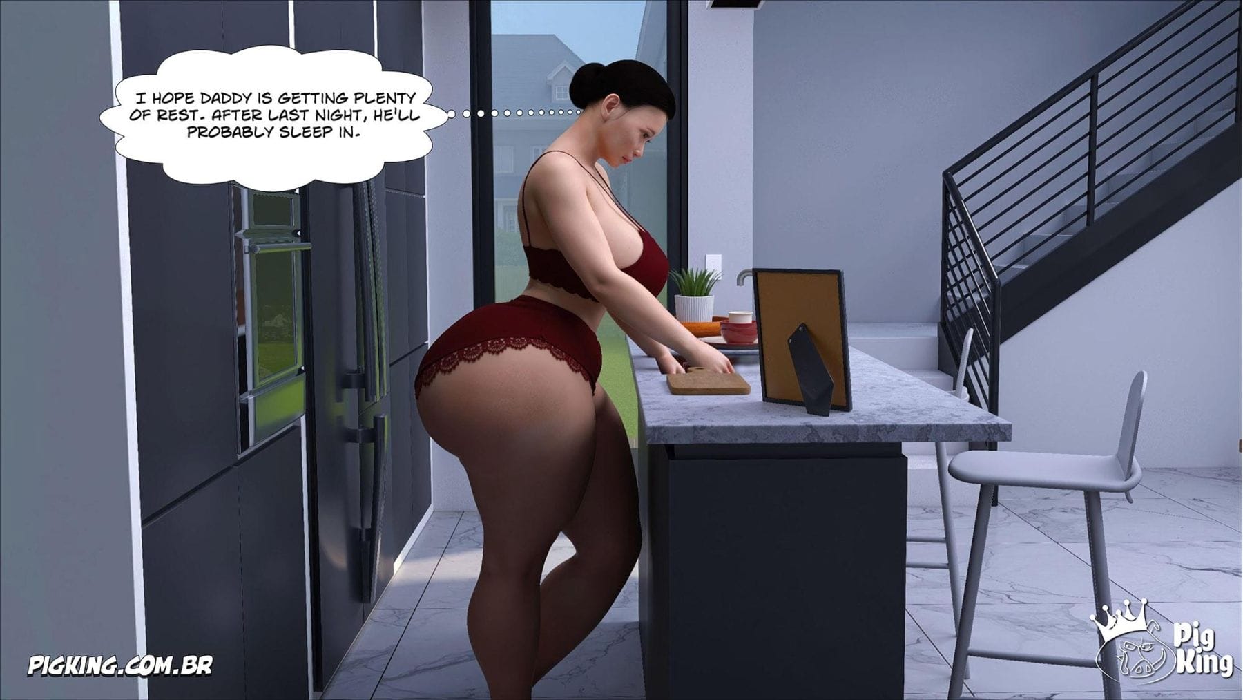 Kobayashi Family [CrazyDad3D] - Chapter 13 — Page 4