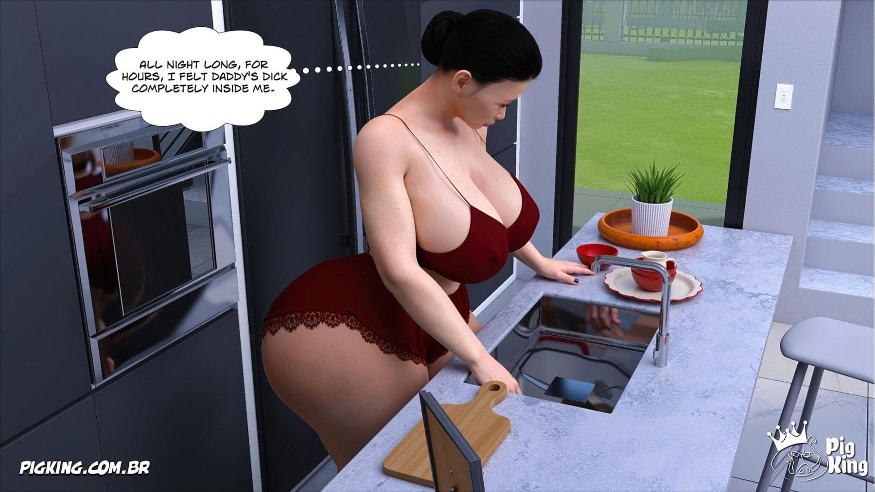 Kobayashi Family [CrazyDad3D] - Chapter 13 — Page 9
