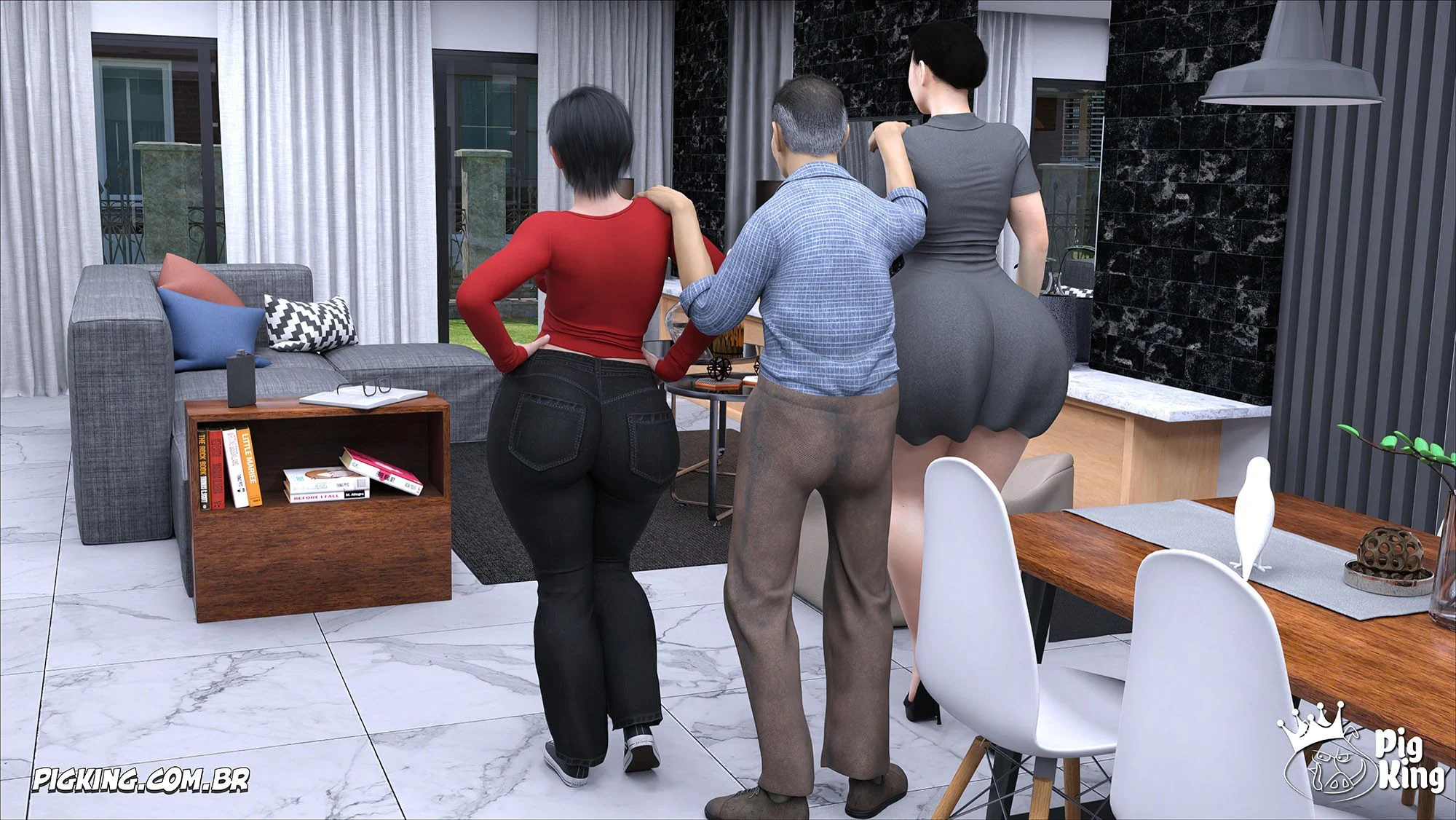 Kobayashi Family [CrazyDad3D] - Chapter 1 — Page 9