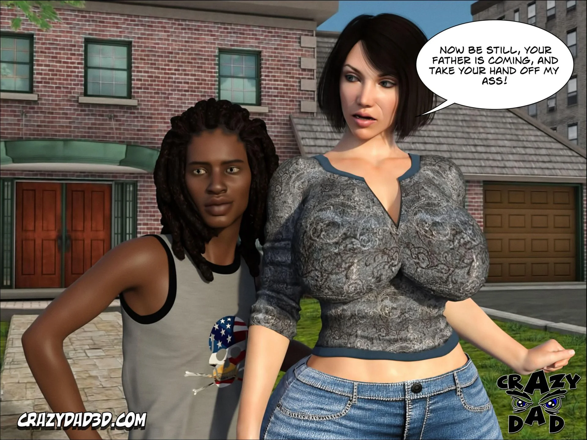 Foster Mother [CrazyDad3D] - Chapter 4 — Page 8