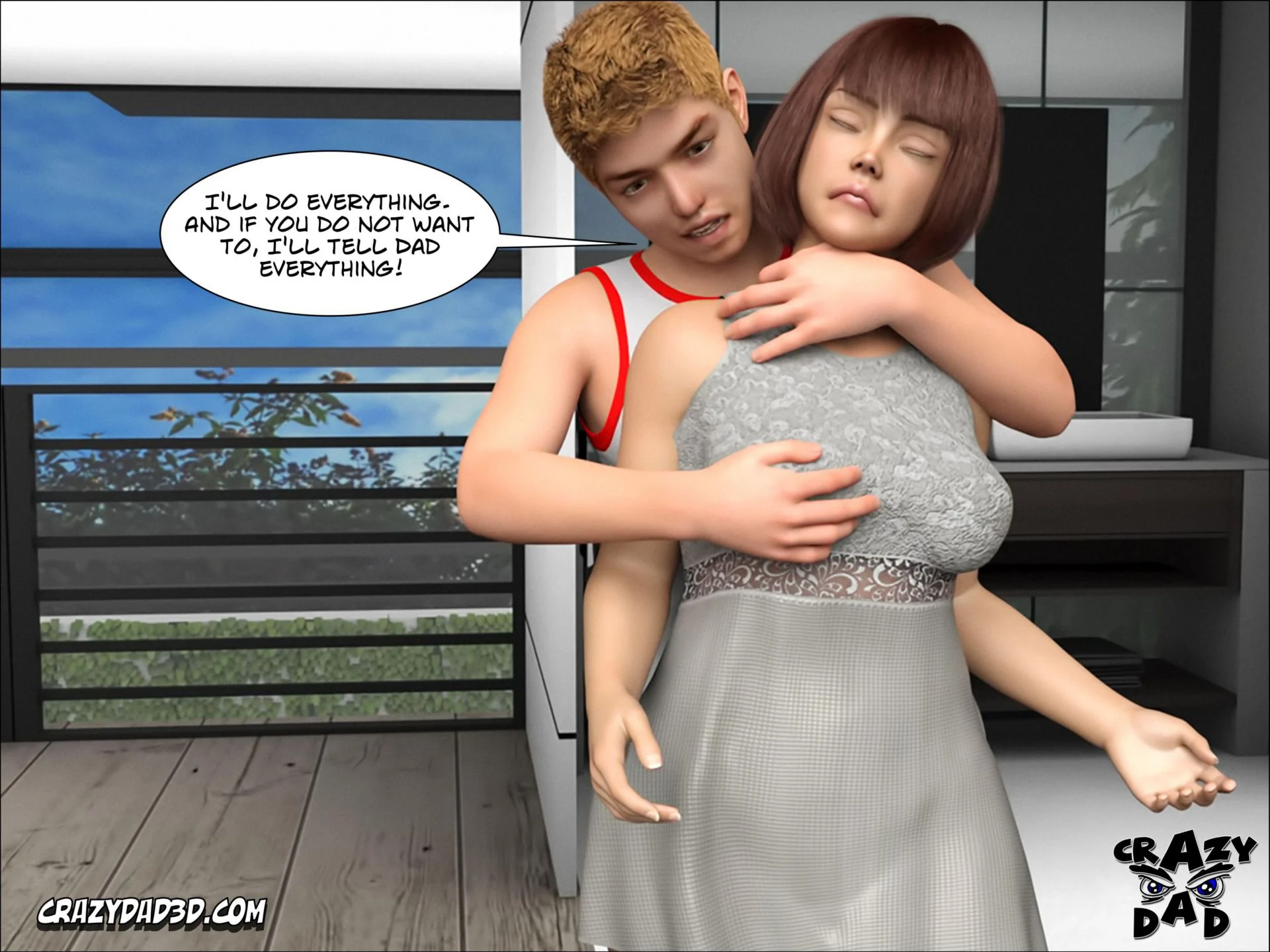 Foster Mother [CrazyDad3D] - Chapter 12 — Page 48
