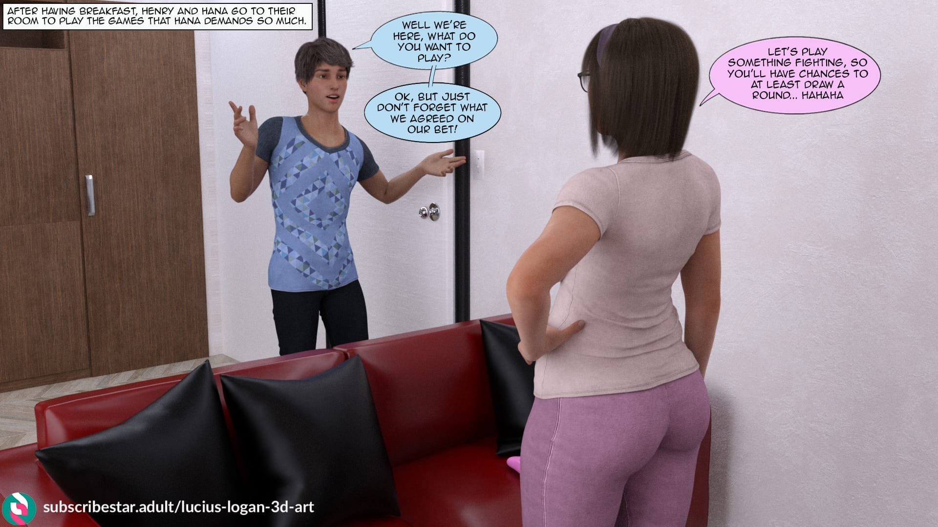 My New Girlfriend? [Lucius Logan] - Chapter 1 — Page 54