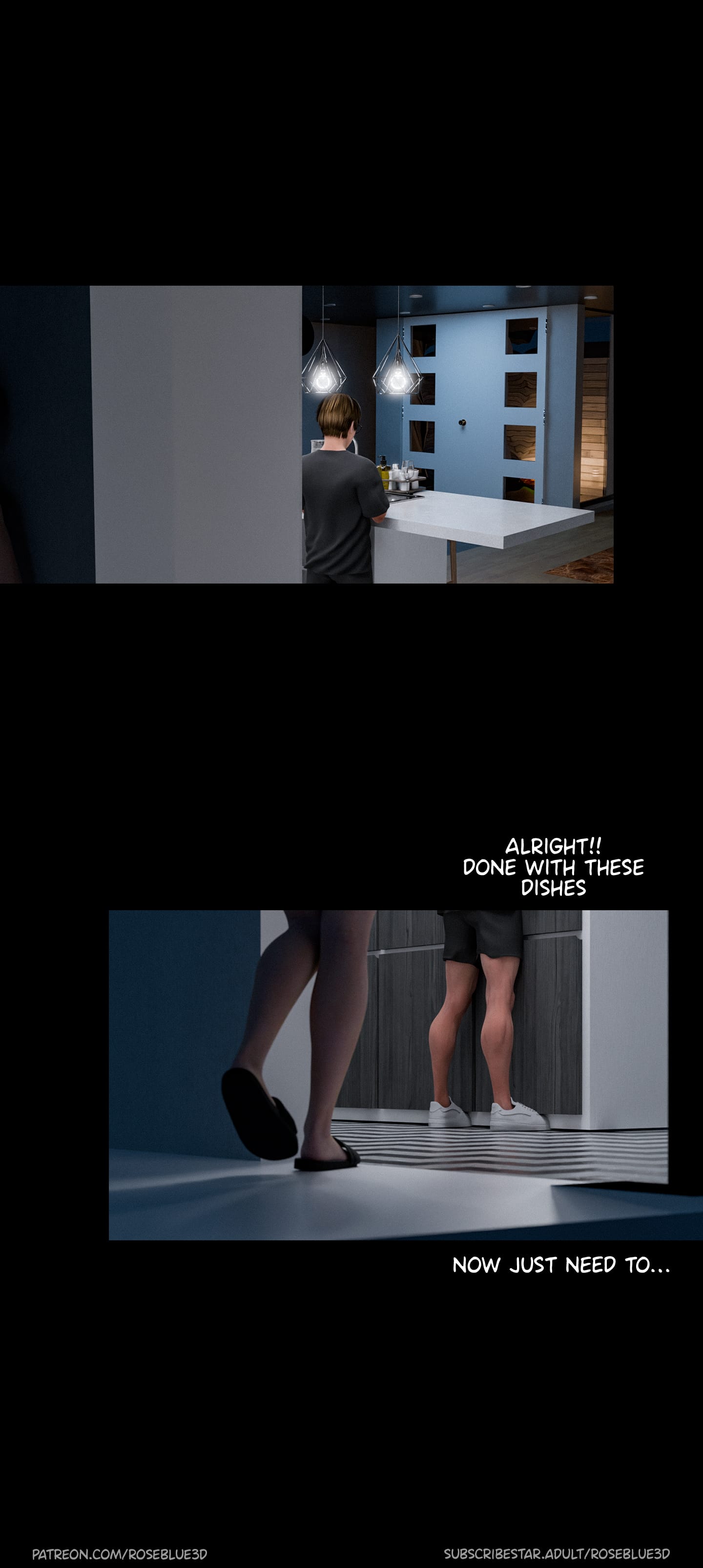 My Neighbor's Widow [Rose Blue 3D] - Chapter 36 — Page 9