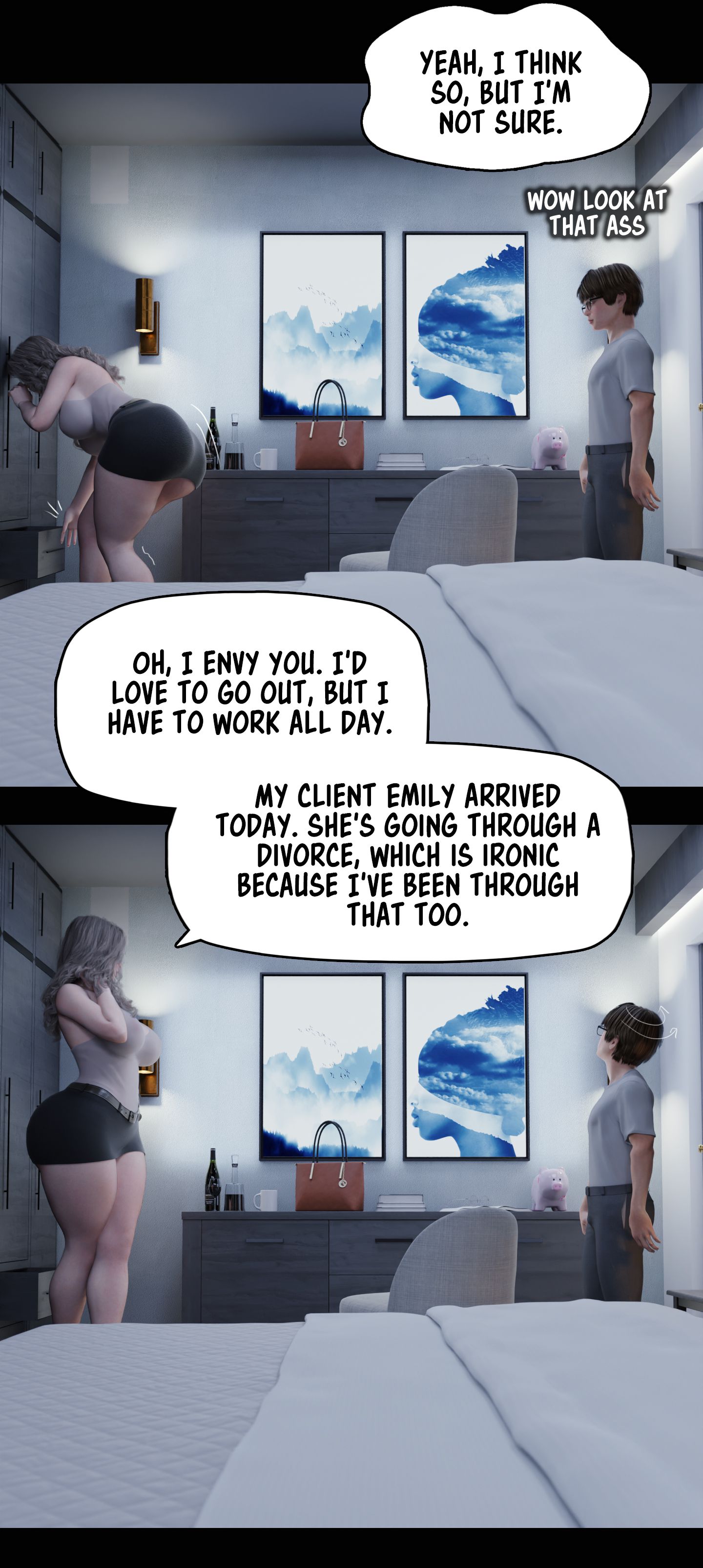My Neighbor's Widow [Rose Blue 3D] - Chapter 8 — Page 21