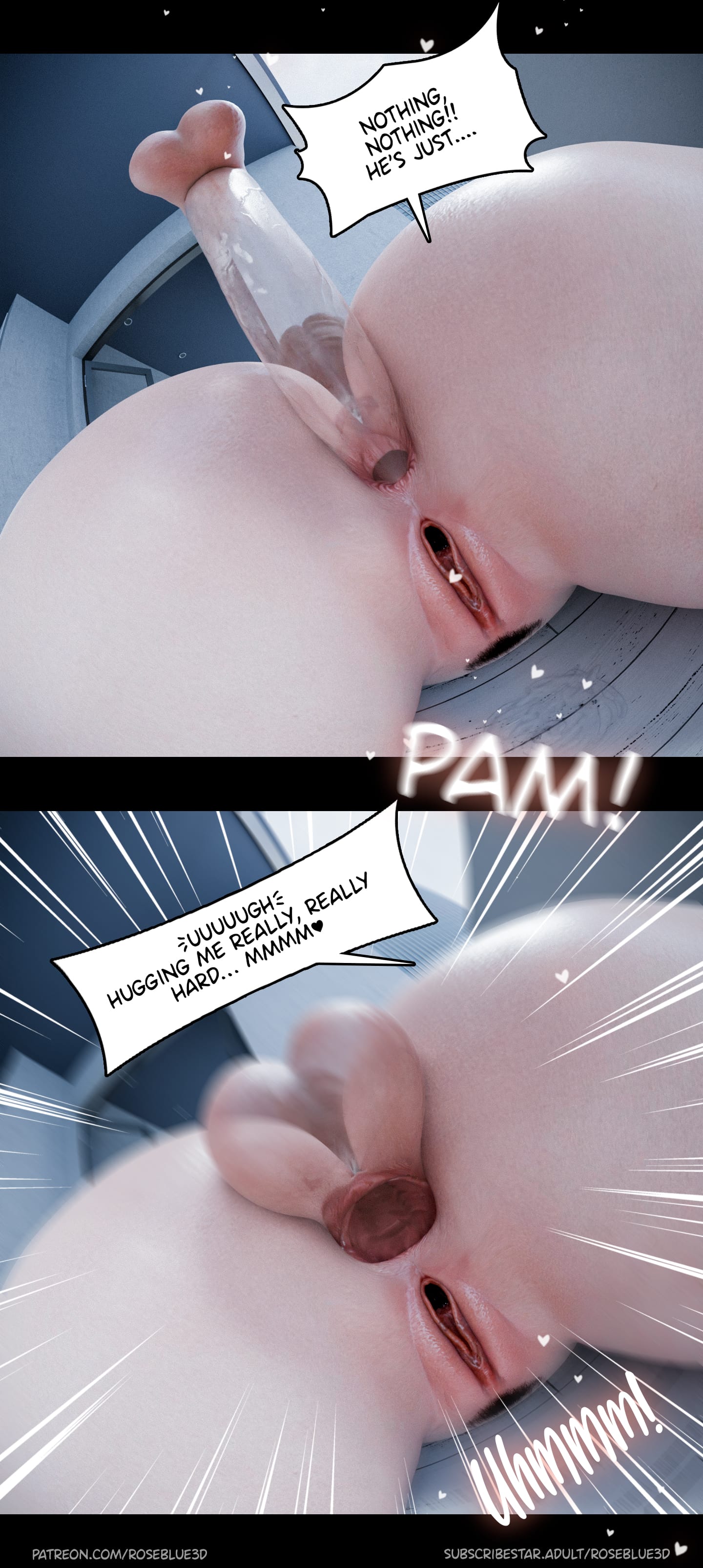 My Neighbor's Widow [Rose Blue 3D] - Chapter 39 — Page 86