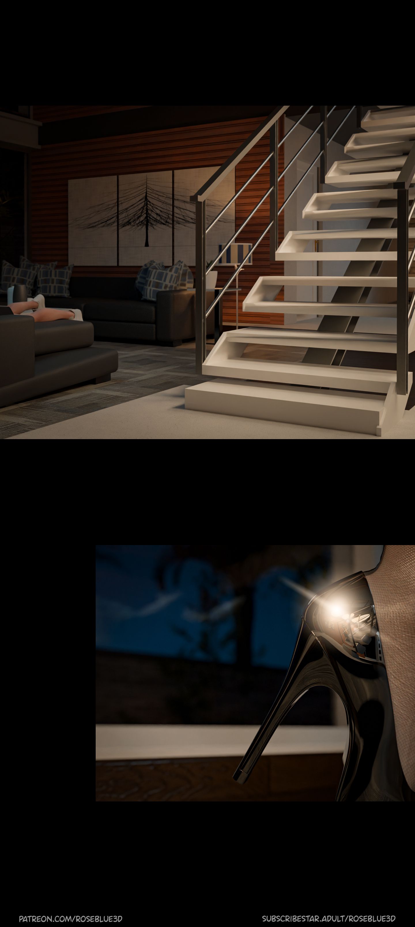My Neighbor's Widow [Rose Blue 3D] - Chapter 27 — Page 27