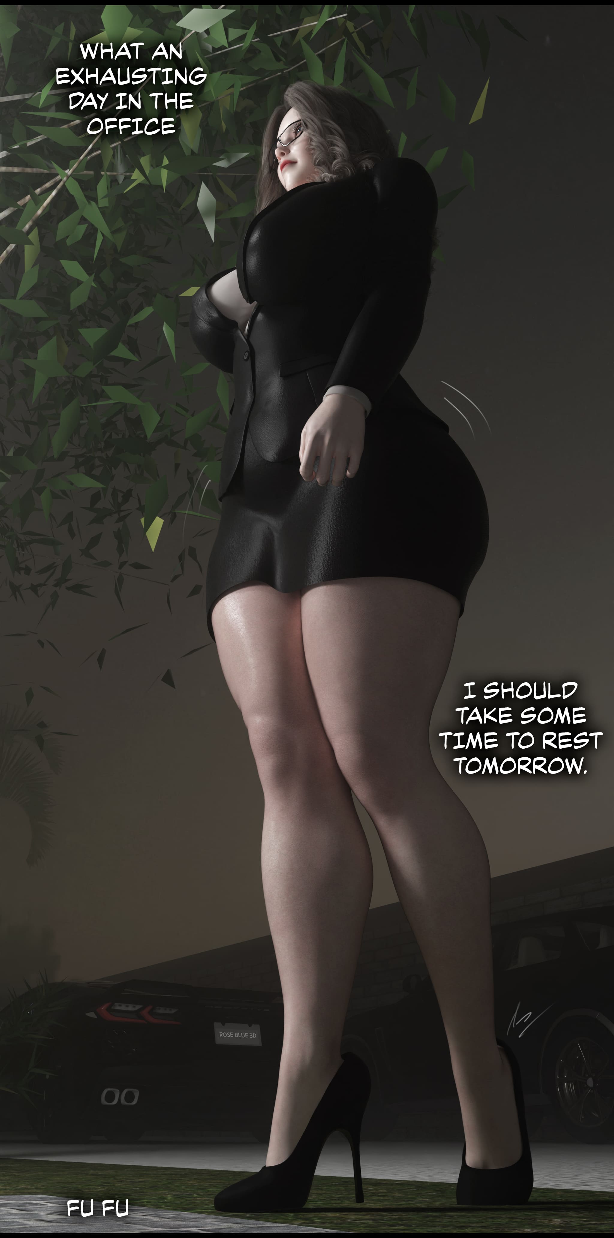 My Neighbor's Widow [Rose Blue 3D] - Chapter 1 — Page 108