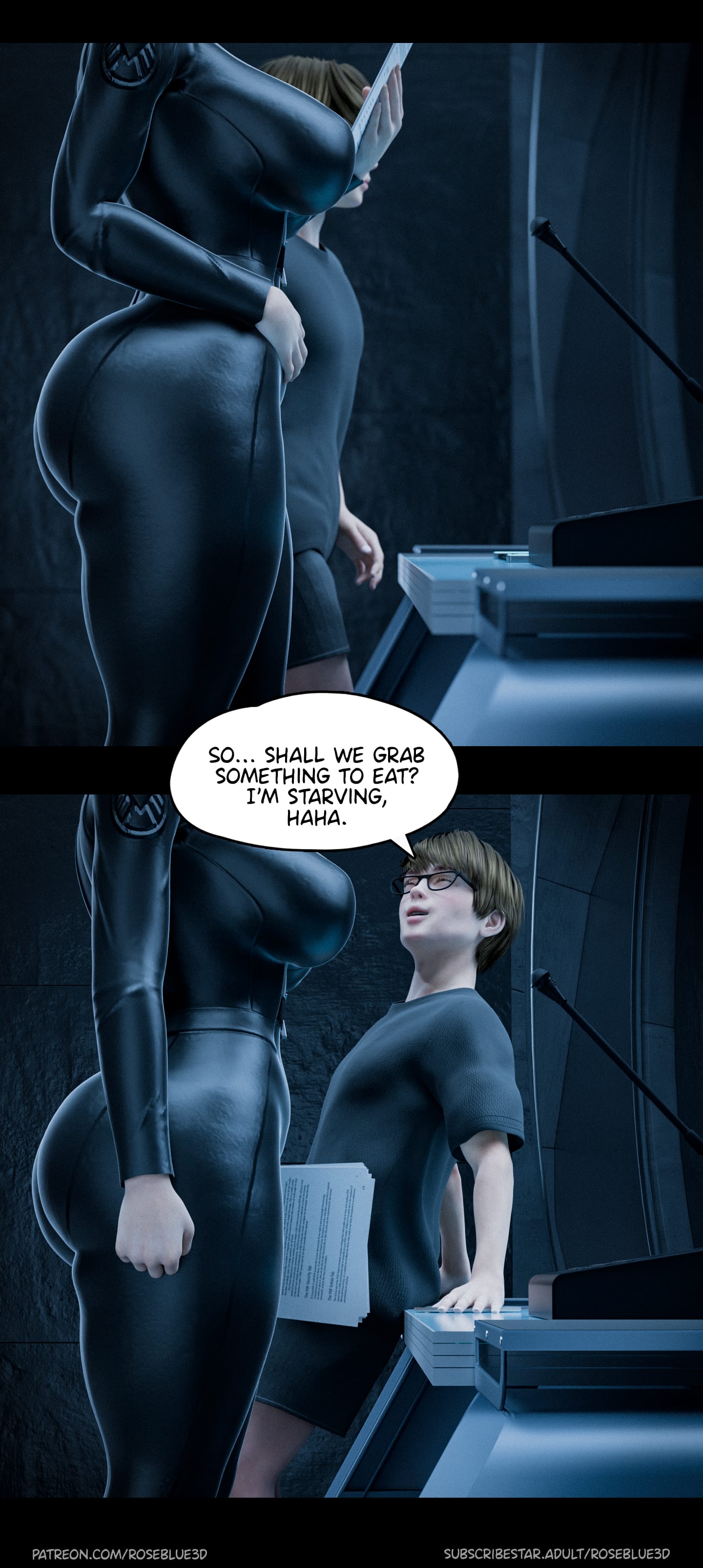 My Neighbor's Widow [Rose Blue 3D] - Chapter 34 — Page 109