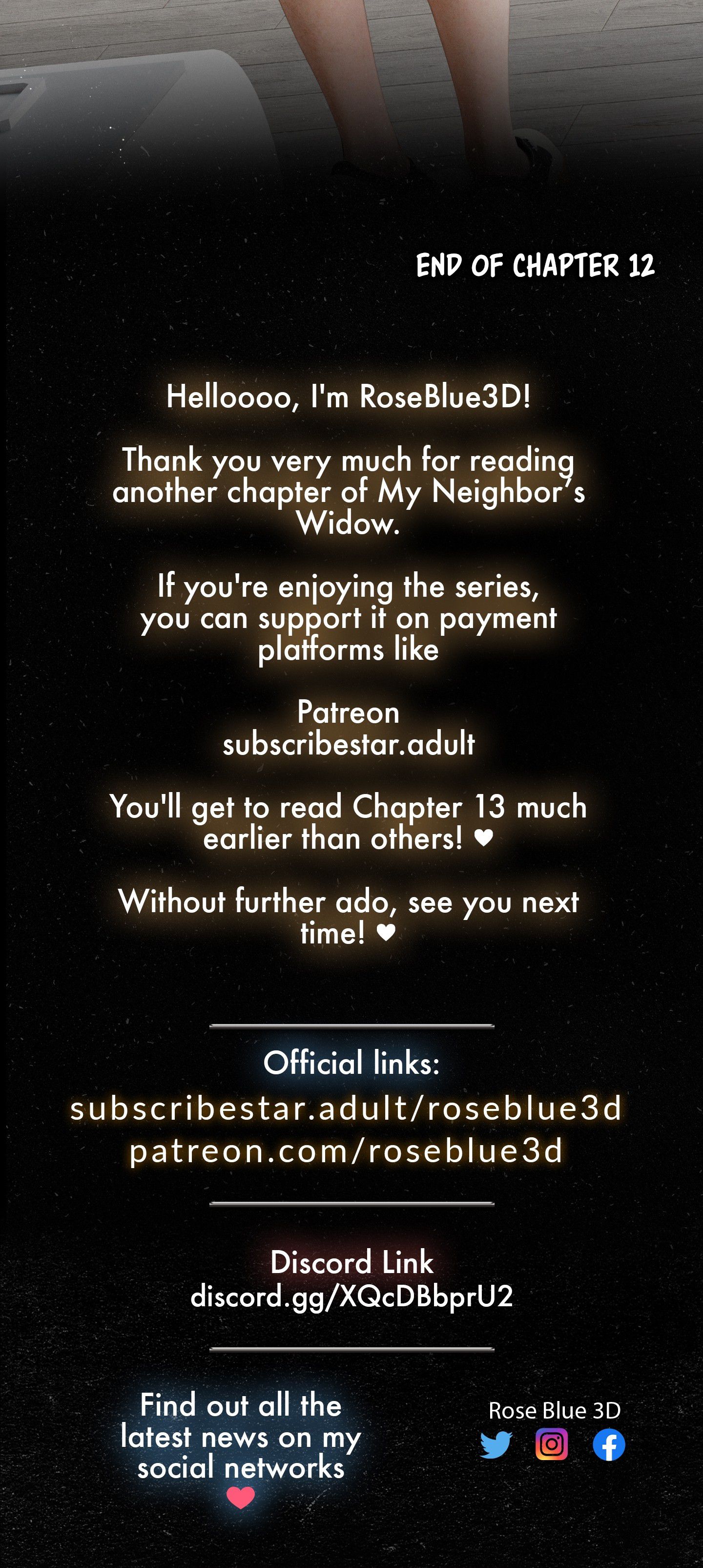 My Neighbor's Widow [Rose Blue 3D] - Chapter 12 — Page 106