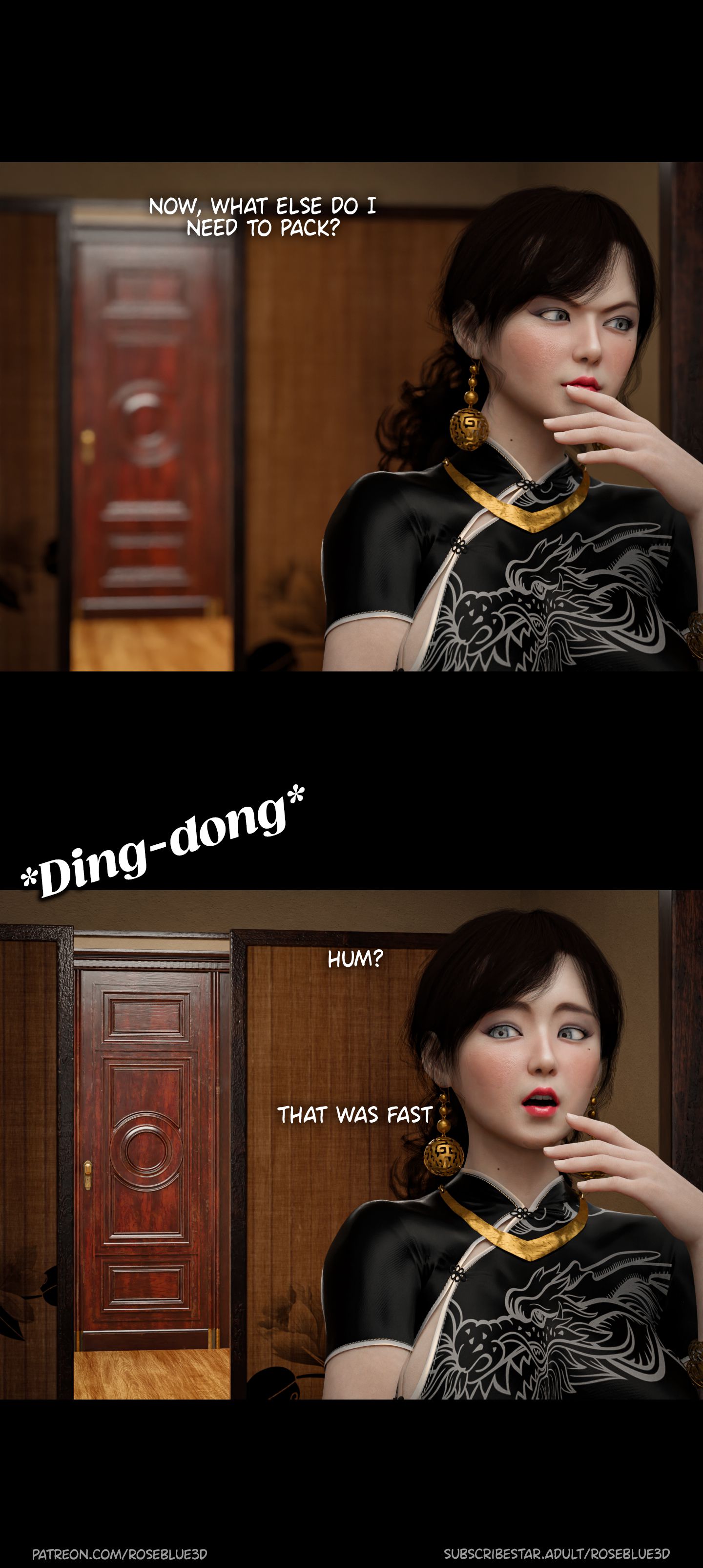 My Neighbor's Widow [Rose Blue 3D] - Chapter 25 — Page 11