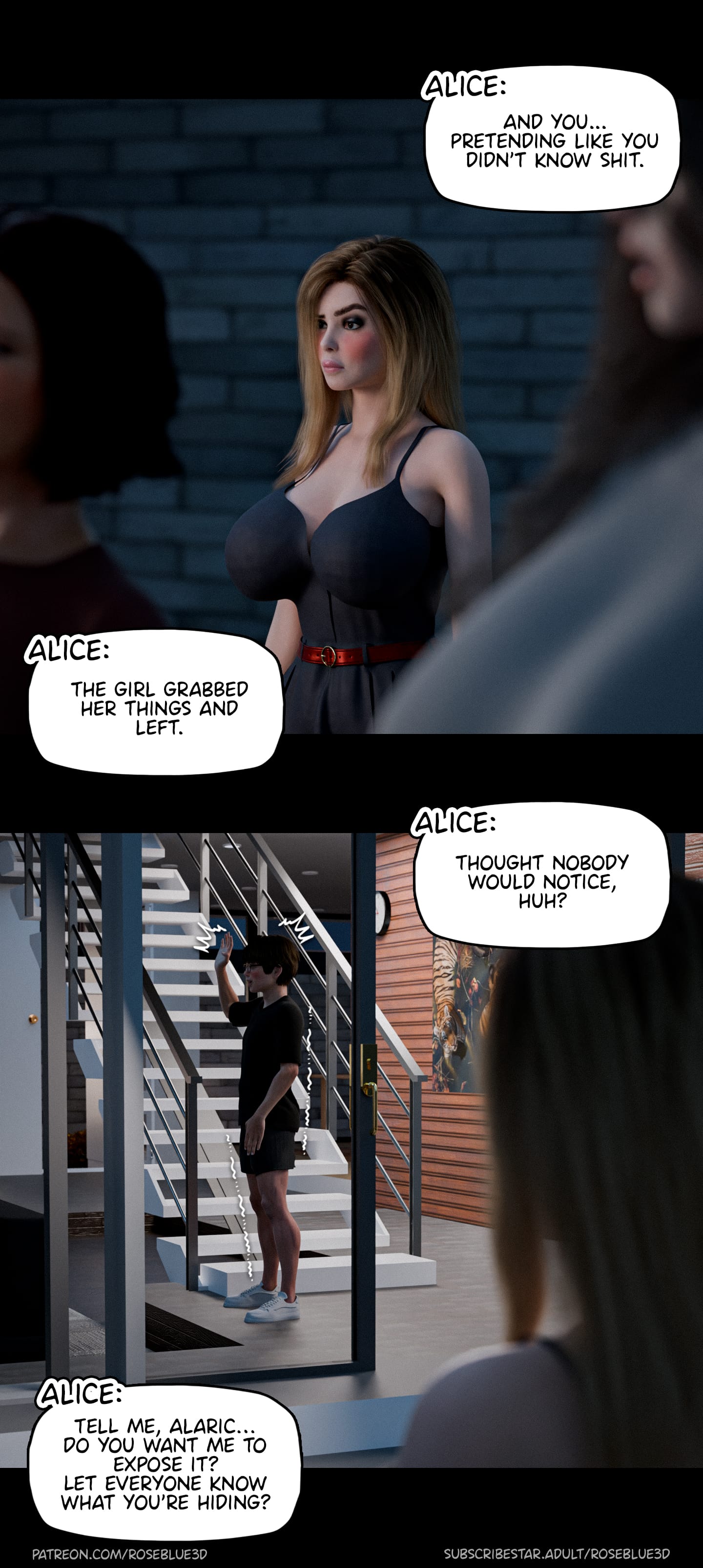 My Neighbor's Widow [Rose Blue 3D] - Chapter 40 — Page 77