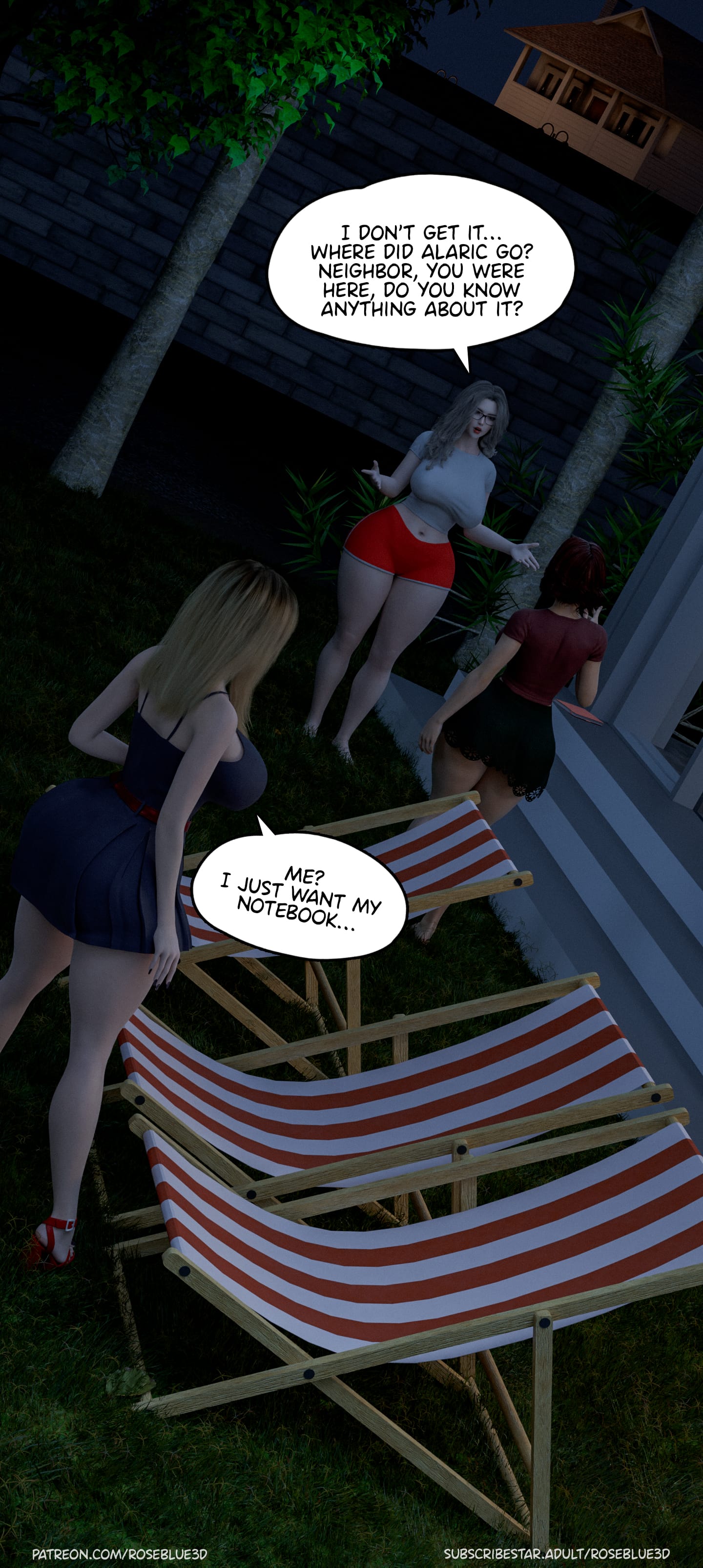 My Neighbor's Widow [Rose Blue 3D] - Chapter 37 — Page 86