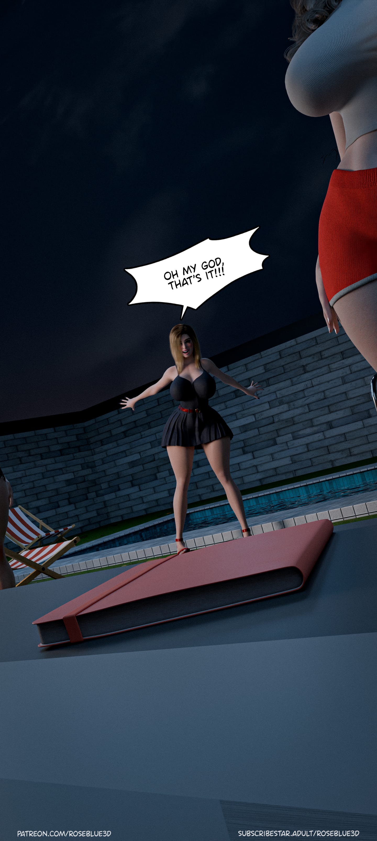My Neighbor's Widow [Rose Blue 3D] - Chapter 37 — Page 88