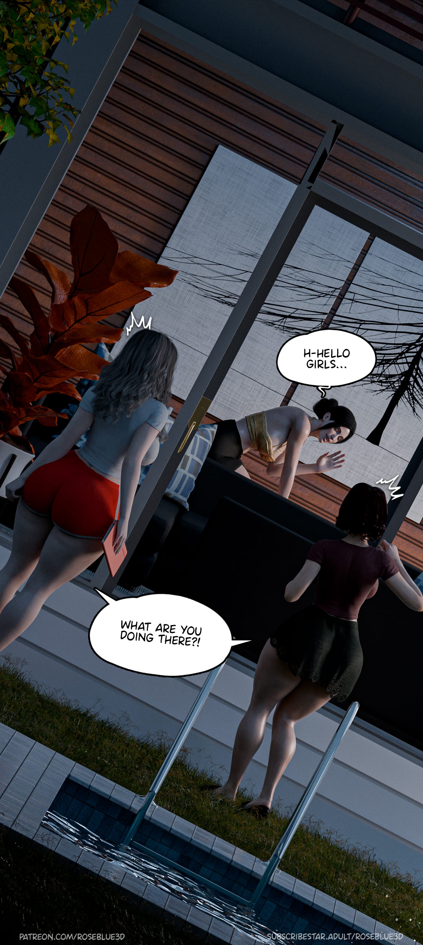 My Neighbor's Widow [Rose Blue 3D] - Chapter 37 — Page 91
