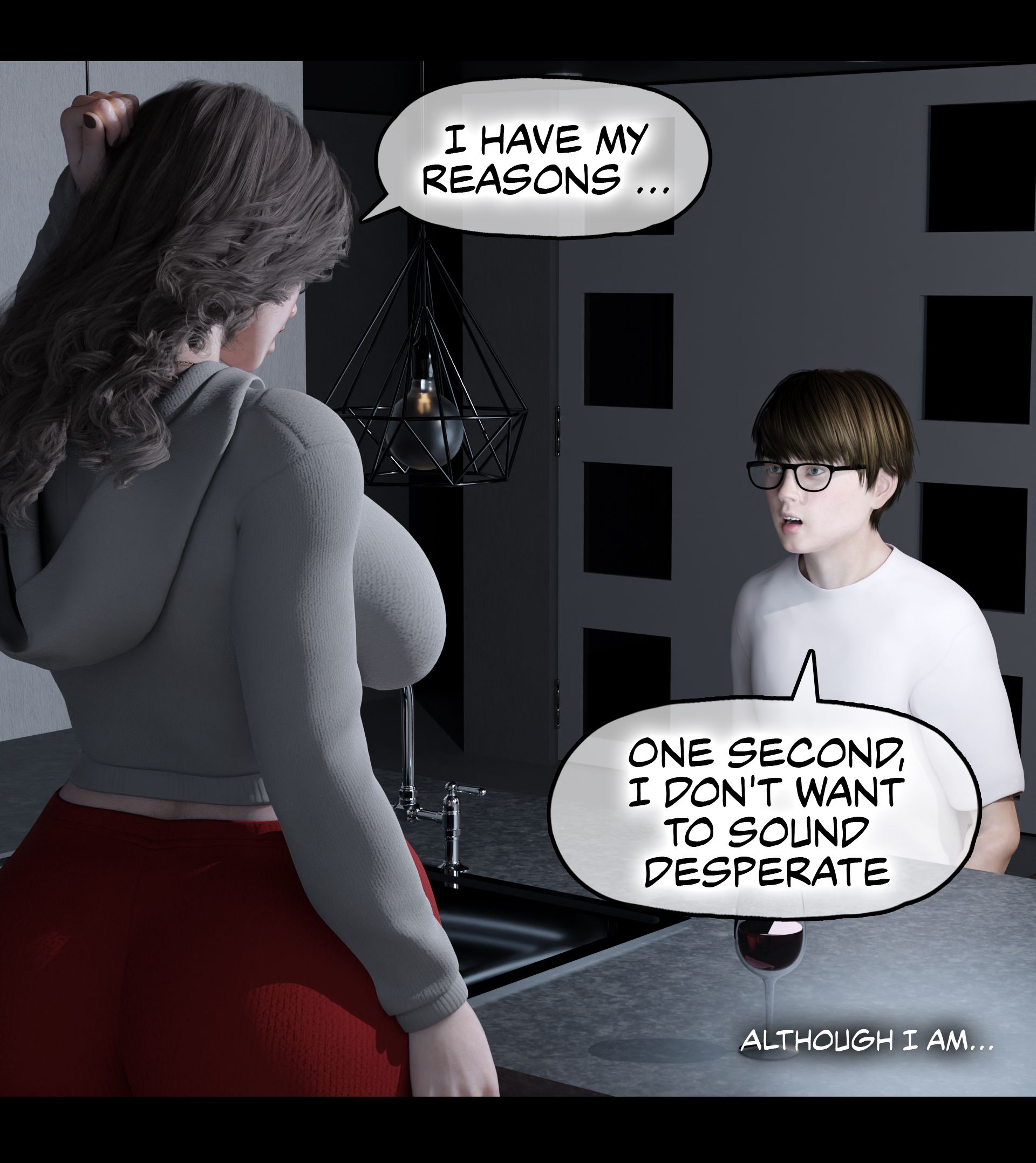 My Neighbor's Widow [Rose Blue 3D] - Chapter 2 — Page 40