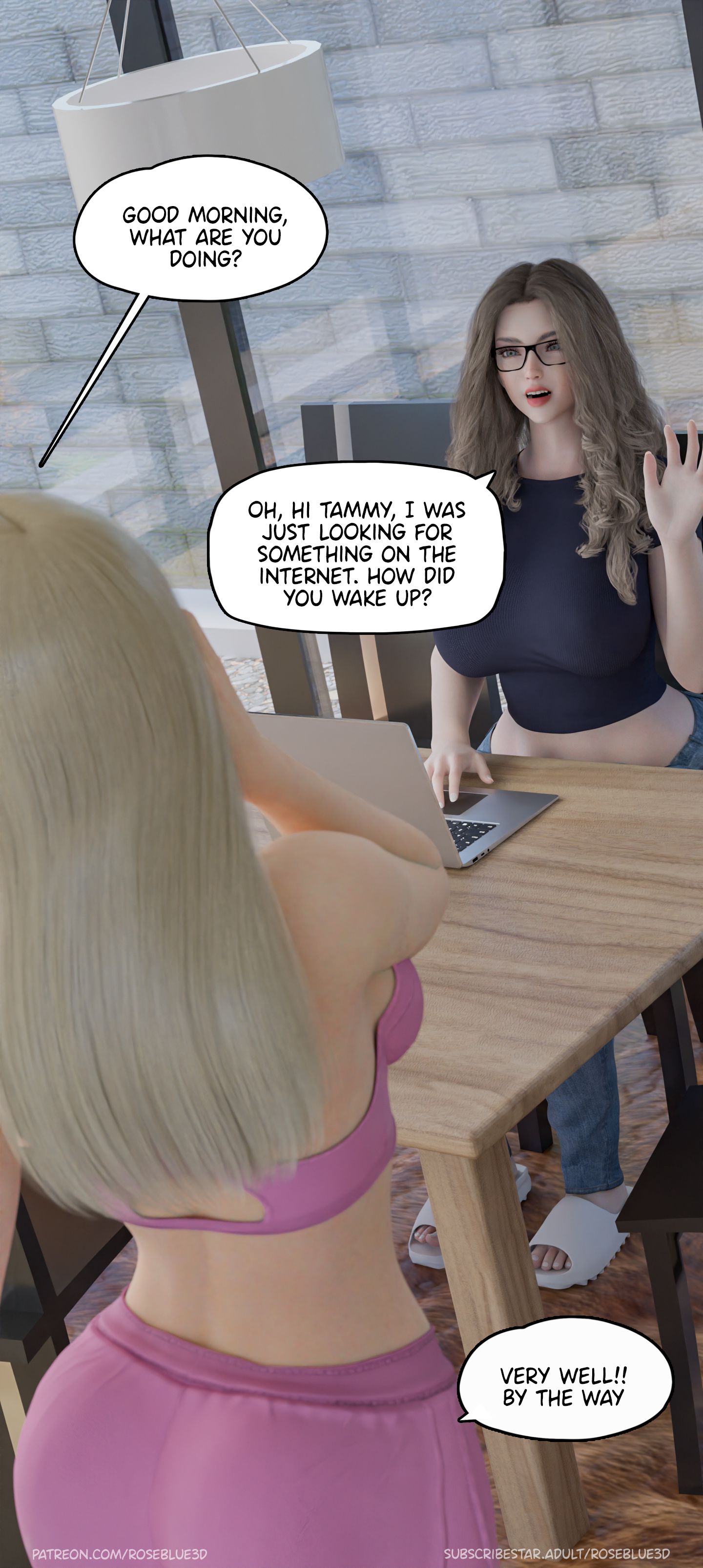 My Neighbor's Widow [Rose Blue 3D] - Chapter 26 — Page 28