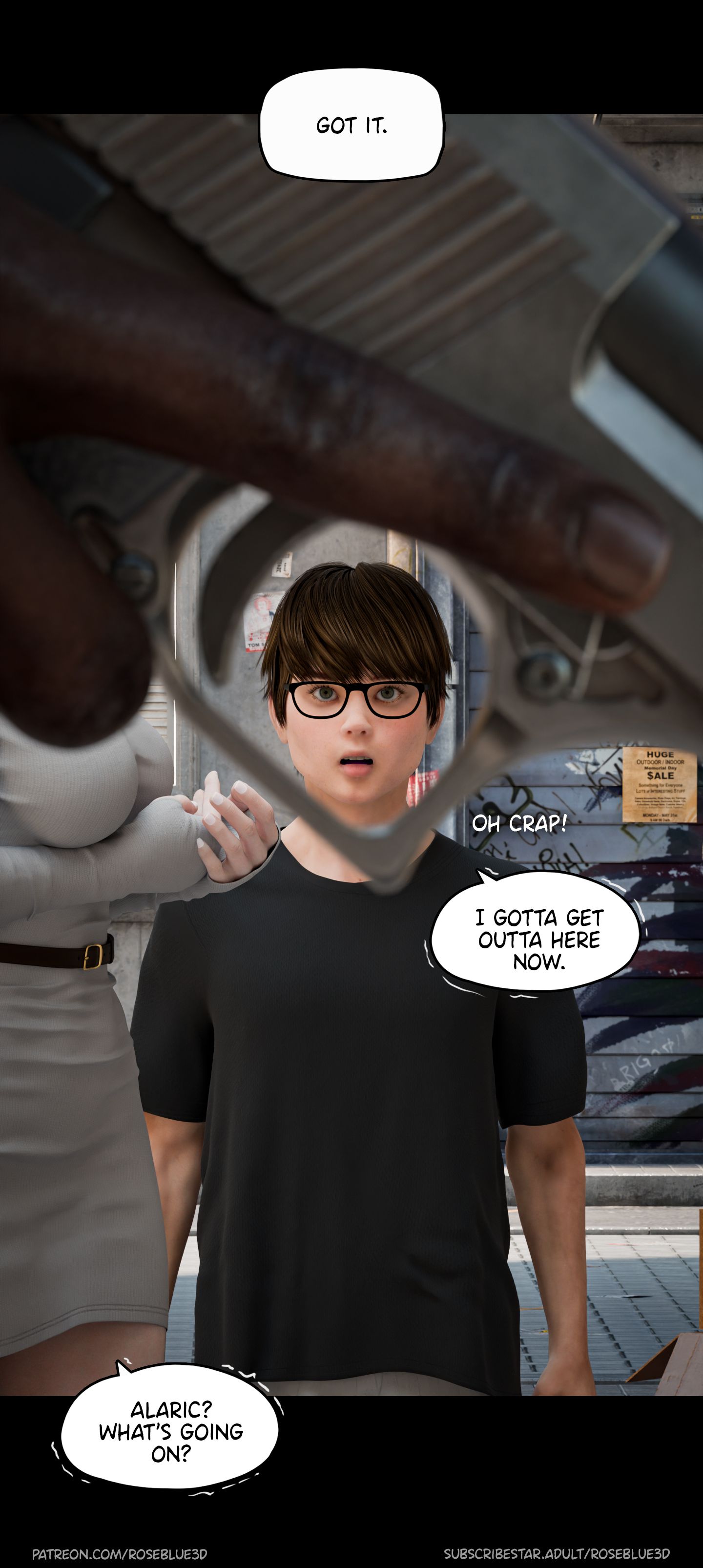 My Neighbor's Widow [Rose Blue 3D] - Chapter 26 — Page 76