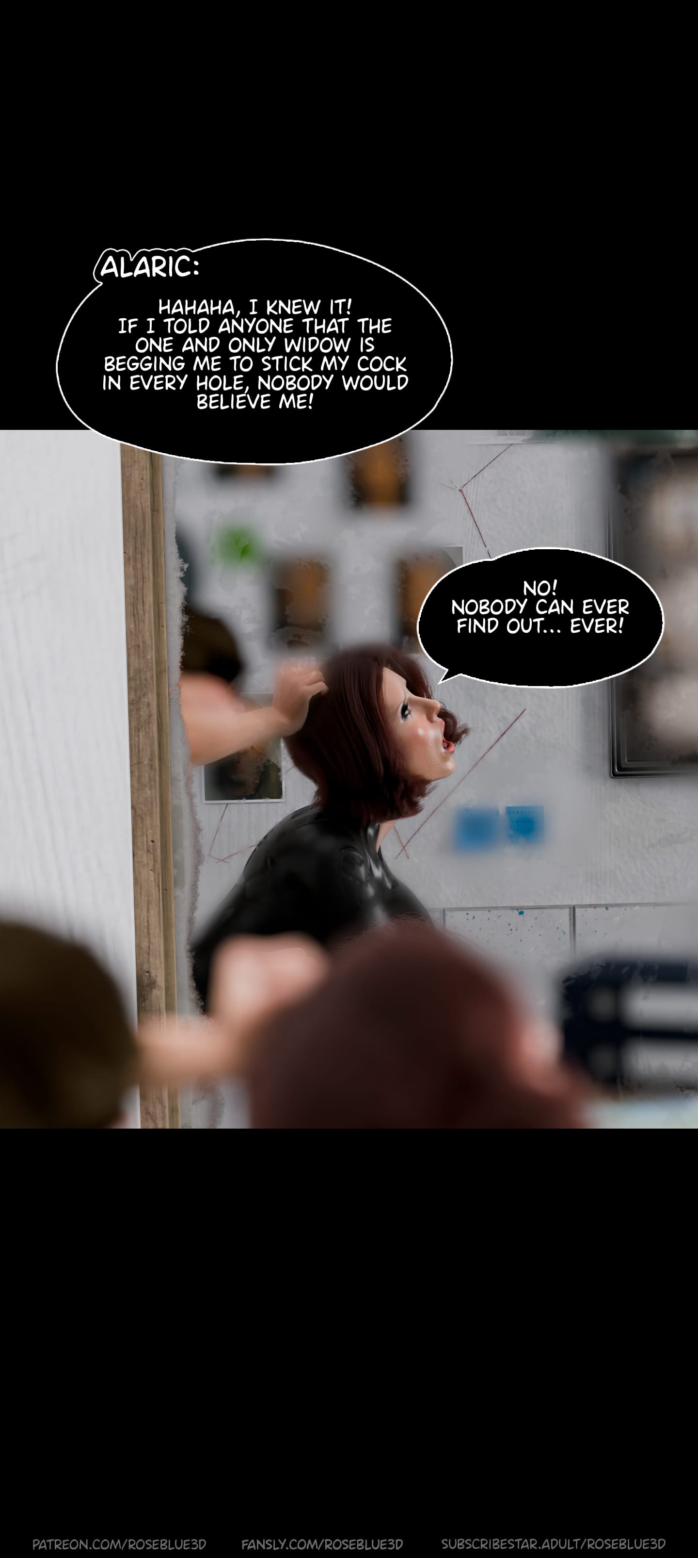 My Neighbor's Widow [Rose Blue 3D] - Chapter 47 — Page 106