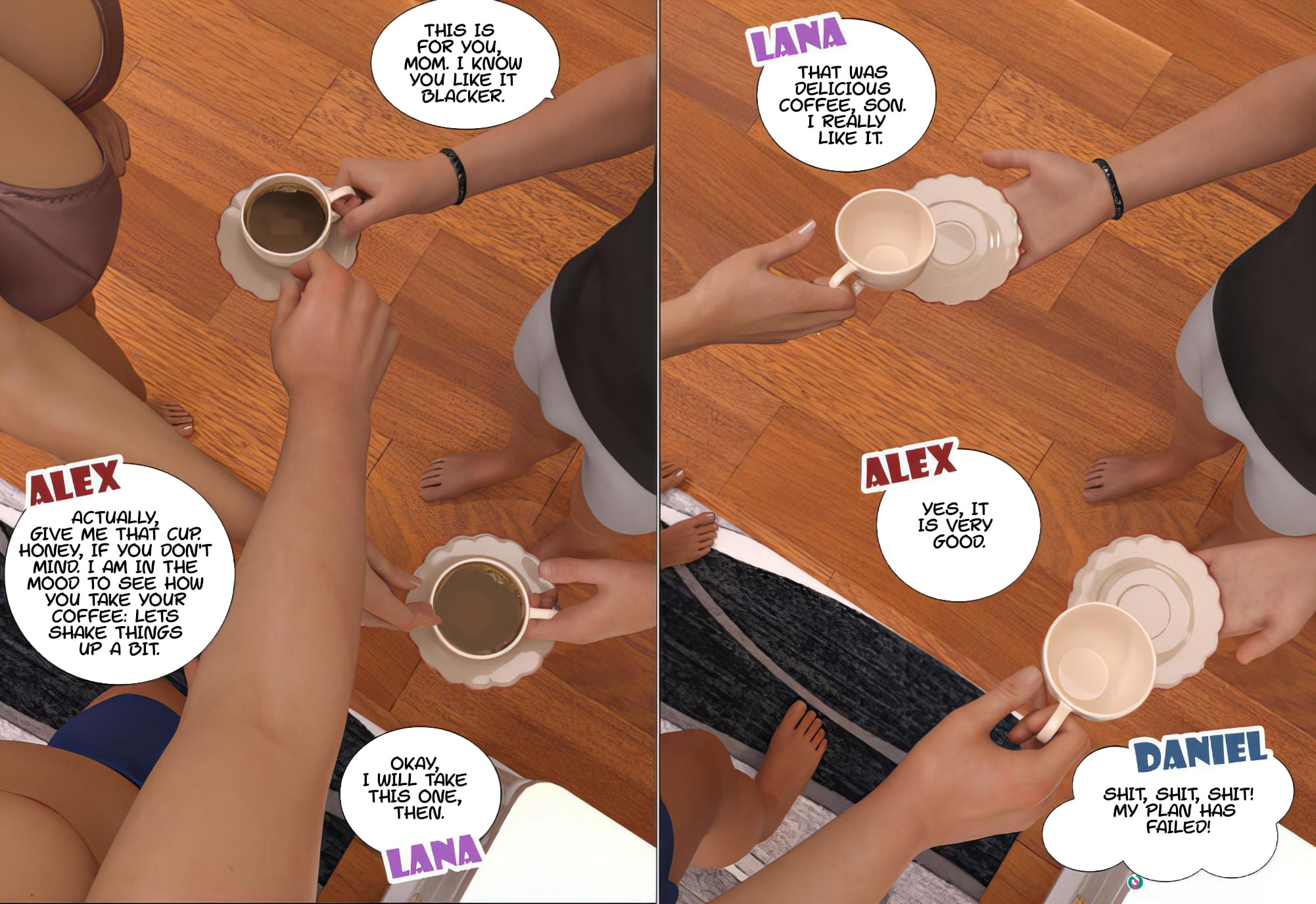 Immoral Desires [Daval3D] - Chapter 12 — Page 9