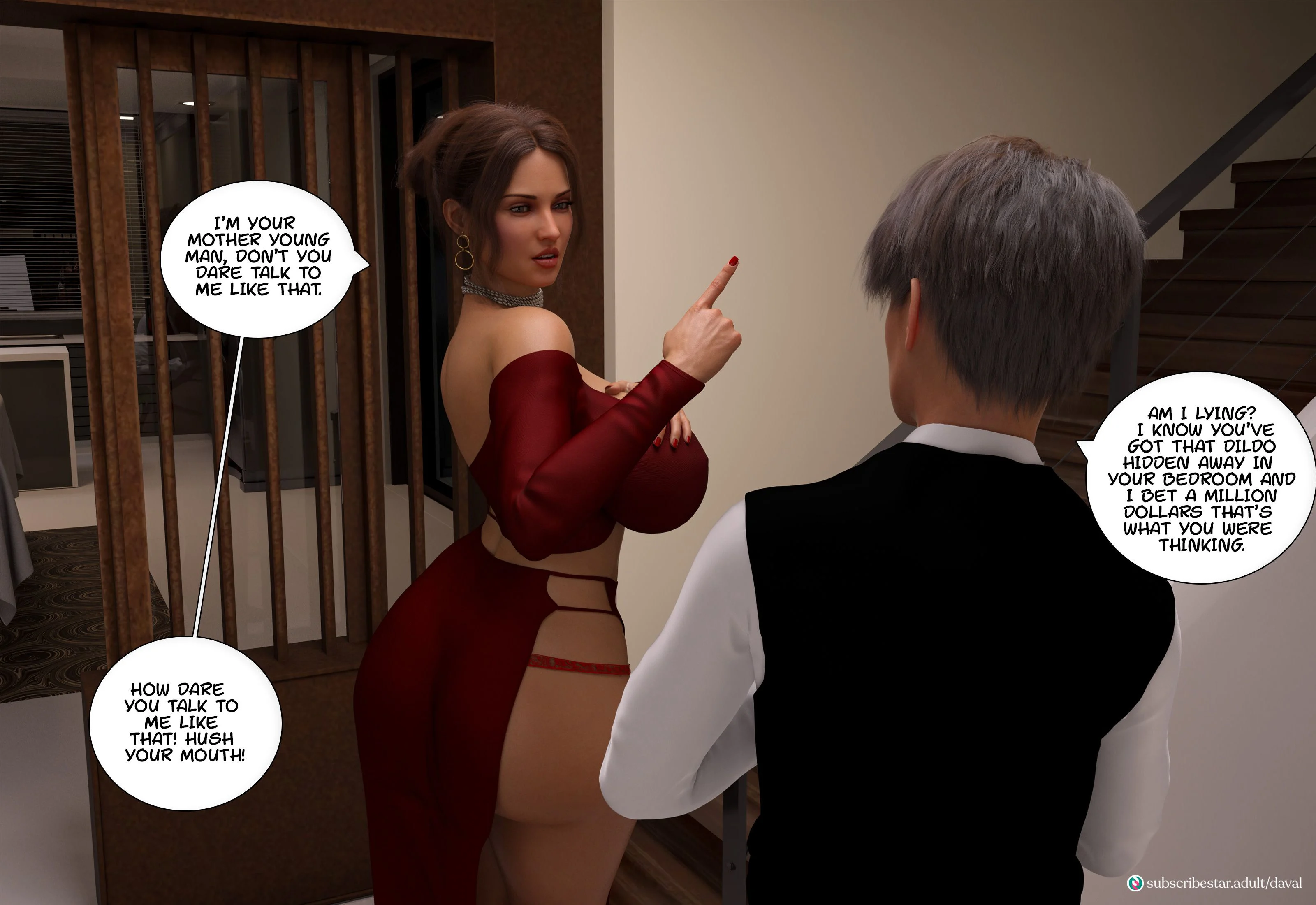 Immoral Desires [Daval3D] - Chapter 3 — Page 60