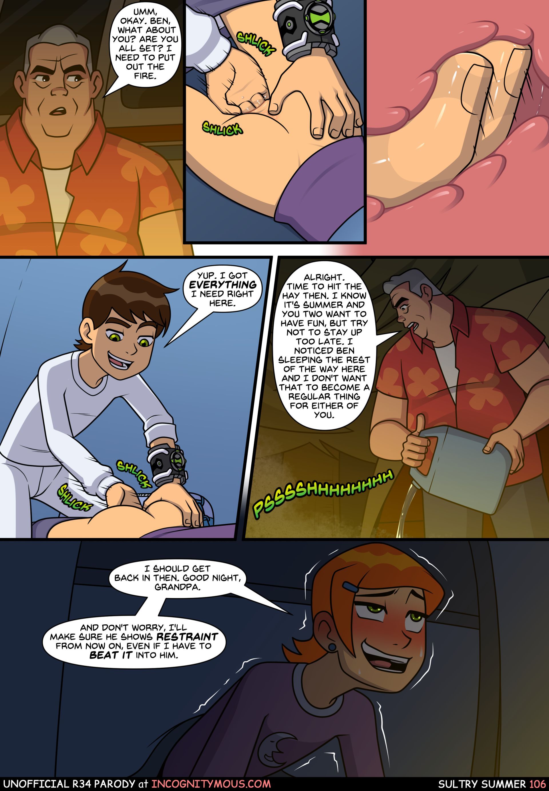 Sultry Summer (Ben 10) [Incognitymous] - Chapter 1 — Page 107