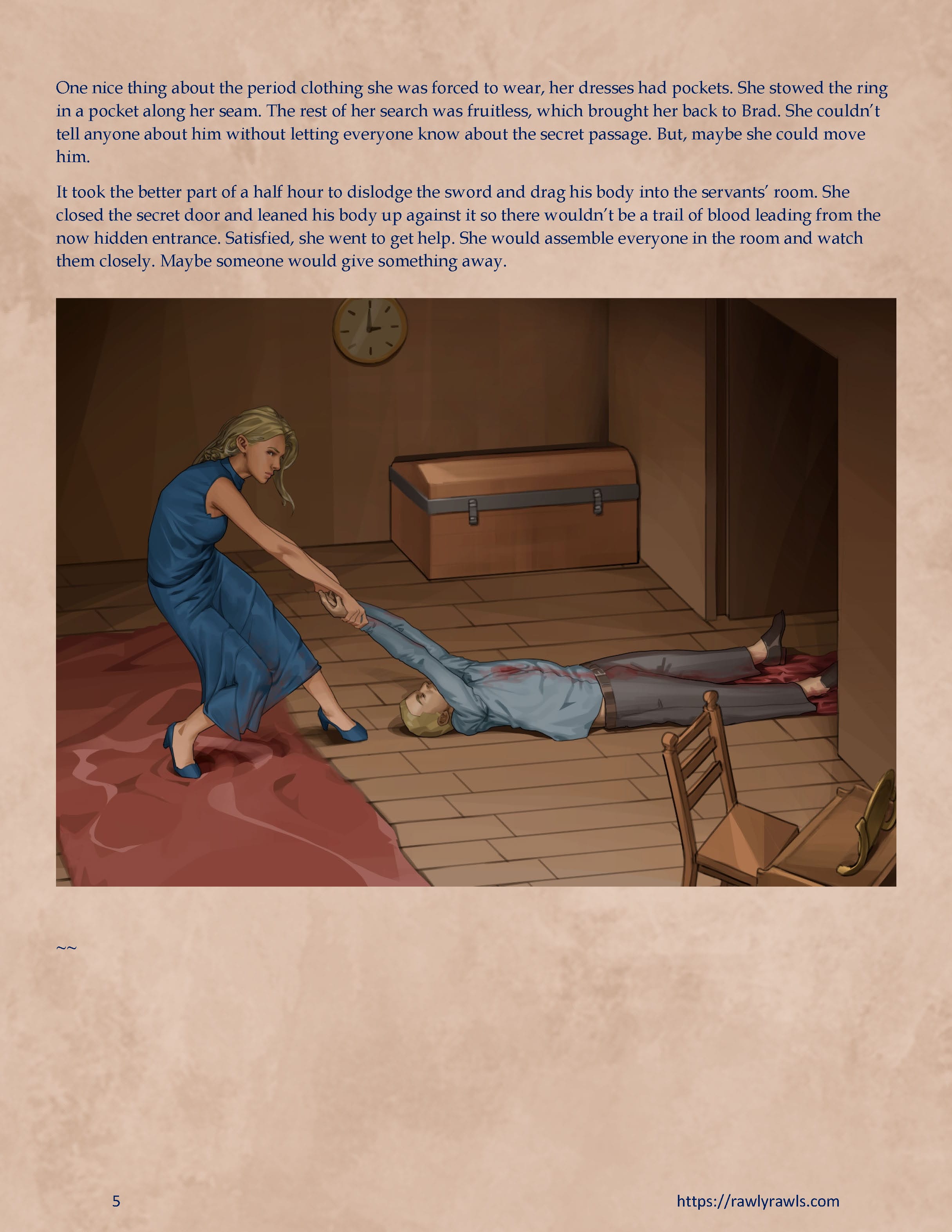 Murder At Palmer Lodge [Laimov , RawlyRawls] - Chapter 14 — Page 5