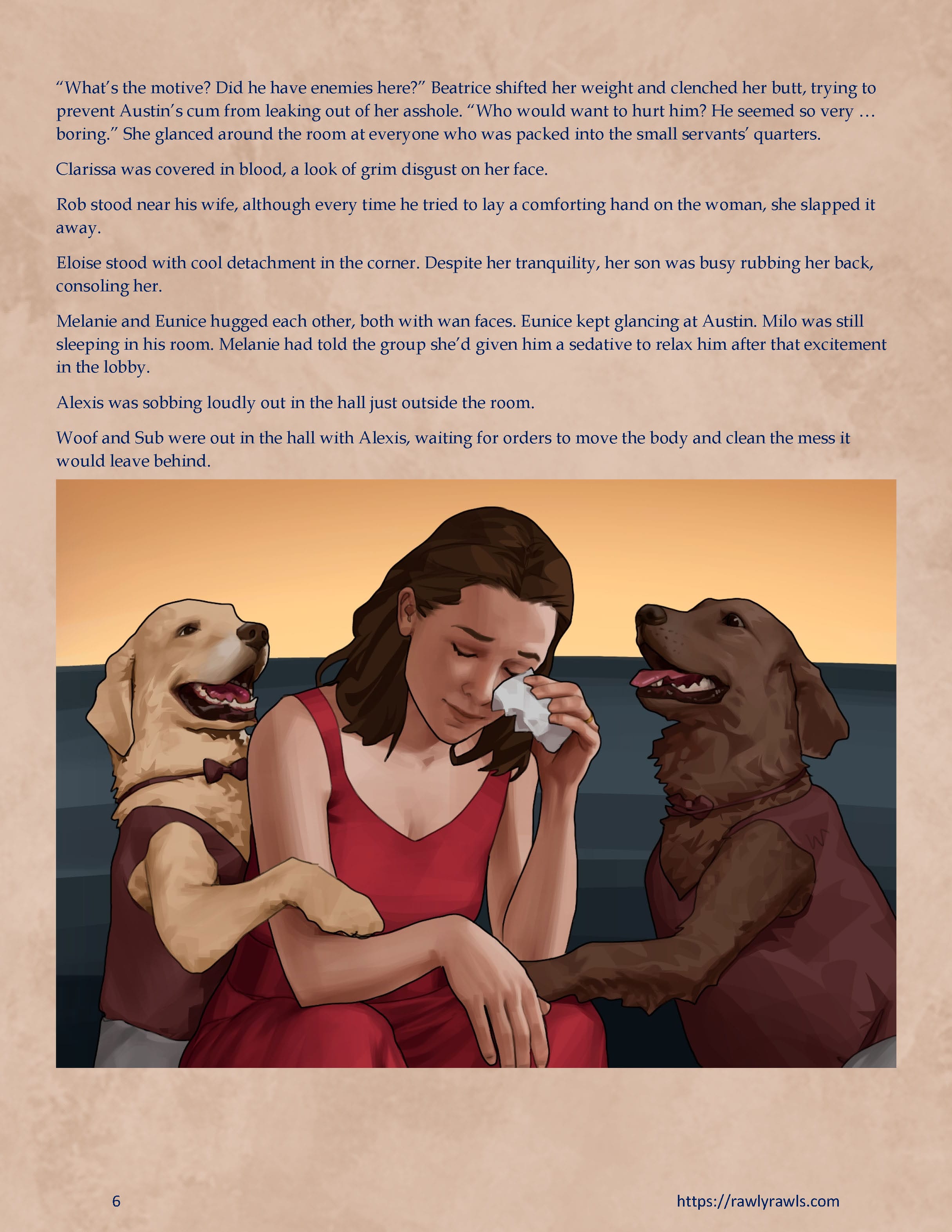 Murder At Palmer Lodge [Laimov , RawlyRawls] - Chapter 14 — Page 6
