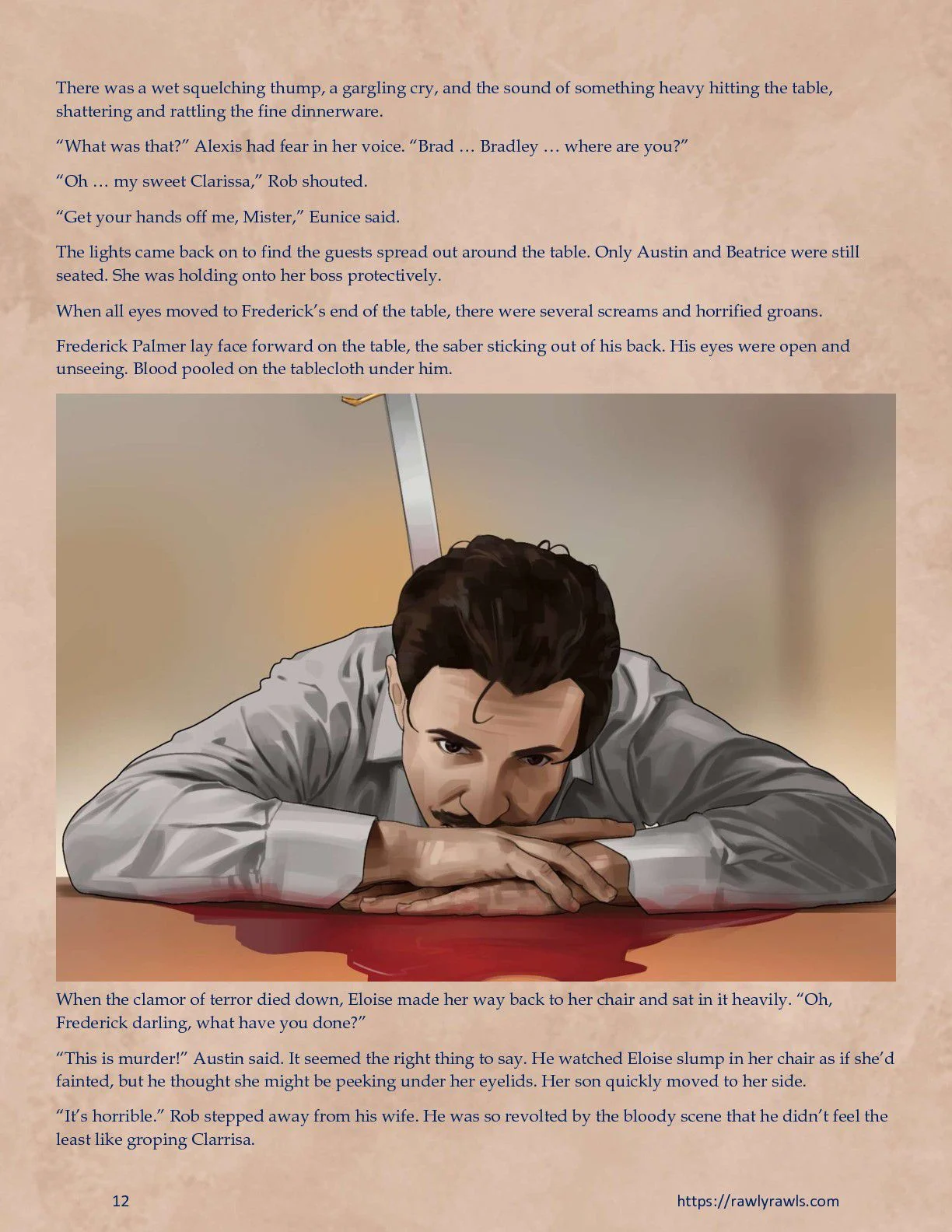 Murder At Palmer Lodge [Laimov , RawlyRawls] - Chapter 5 — Page 12