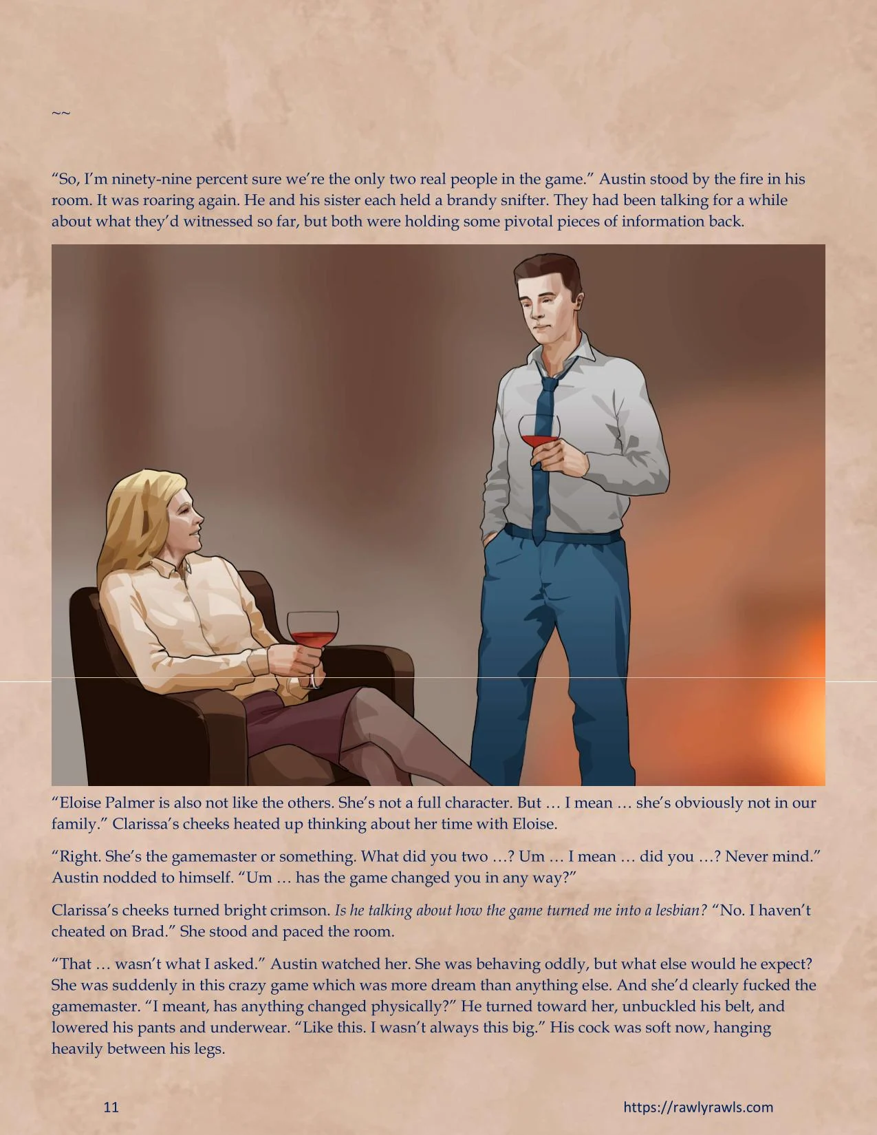 Murder At Palmer Lodge [Laimov , RawlyRawls] - Chapter 9 — Page 11