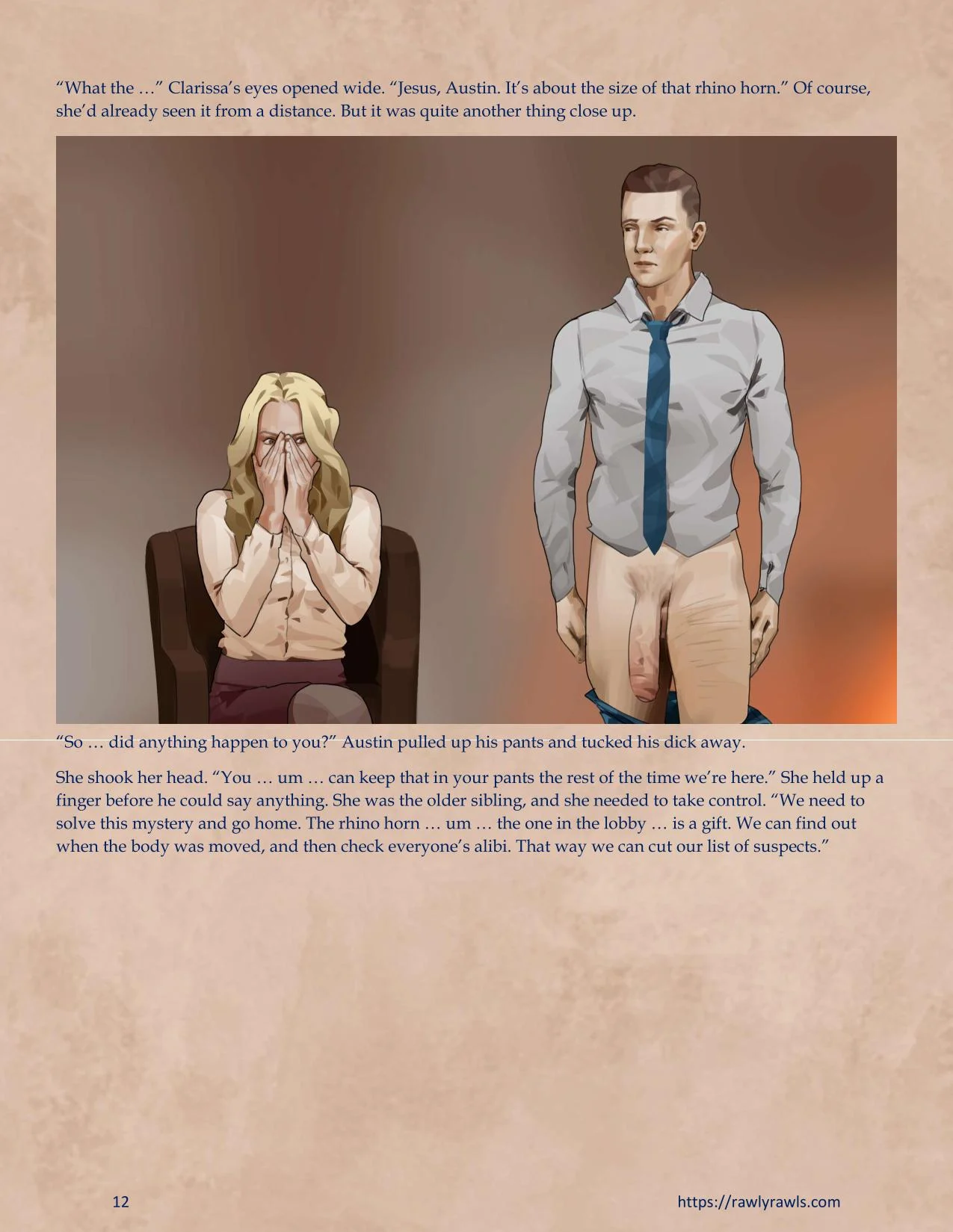 Murder At Palmer Lodge [Laimov , RawlyRawls] - Chapter 9 — Page 12