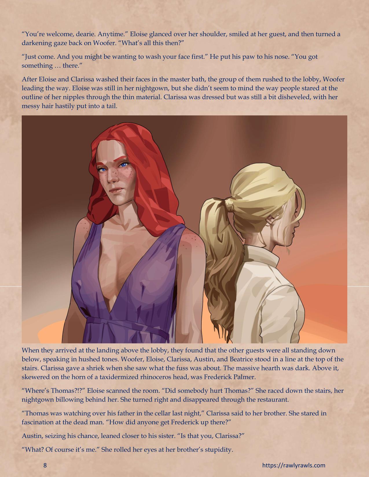 Murder At Palmer Lodge [Laimov , RawlyRawls] - Chapter 9 — Page 8