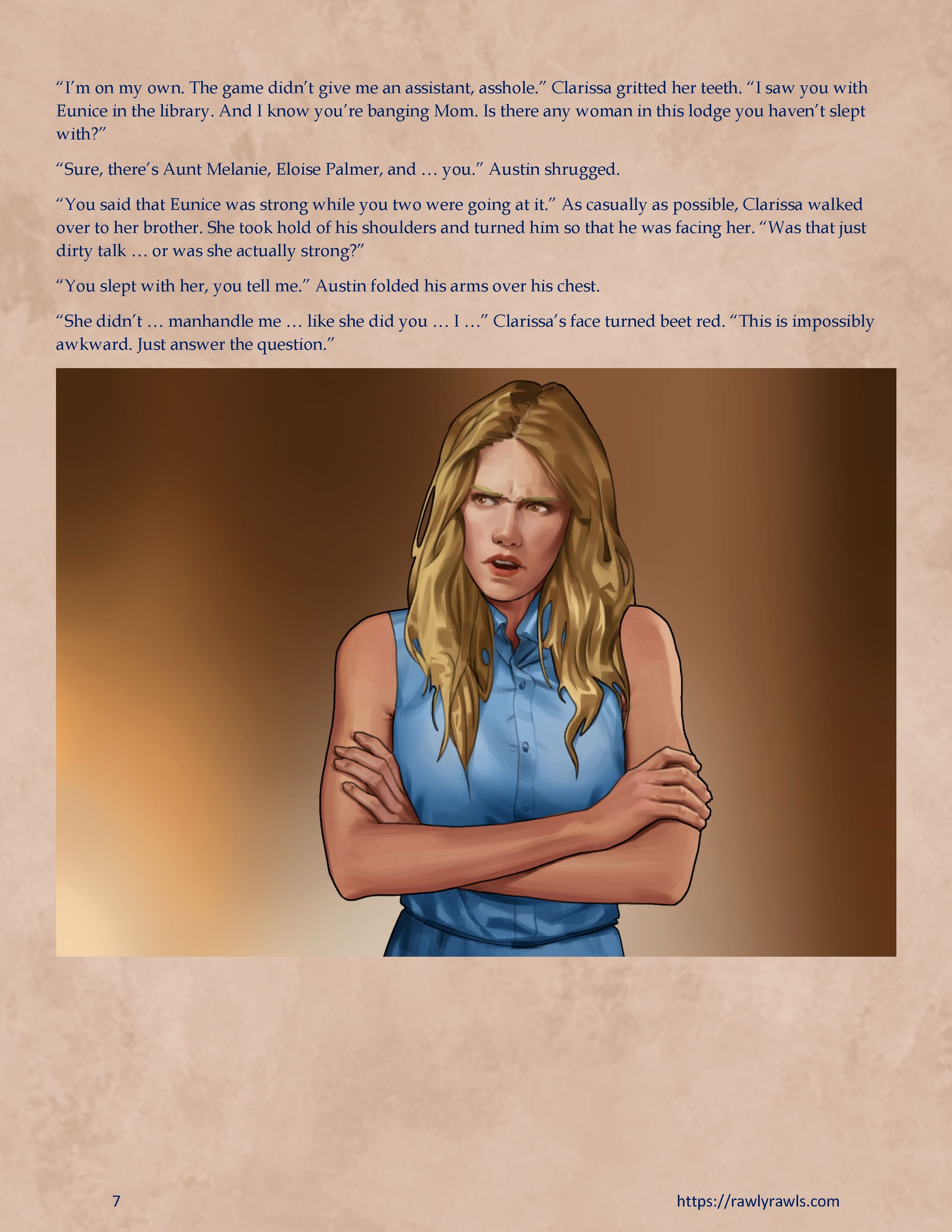 Murder At Palmer Lodge [Laimov , RawlyRawls] - Chapter 16 — Page 7