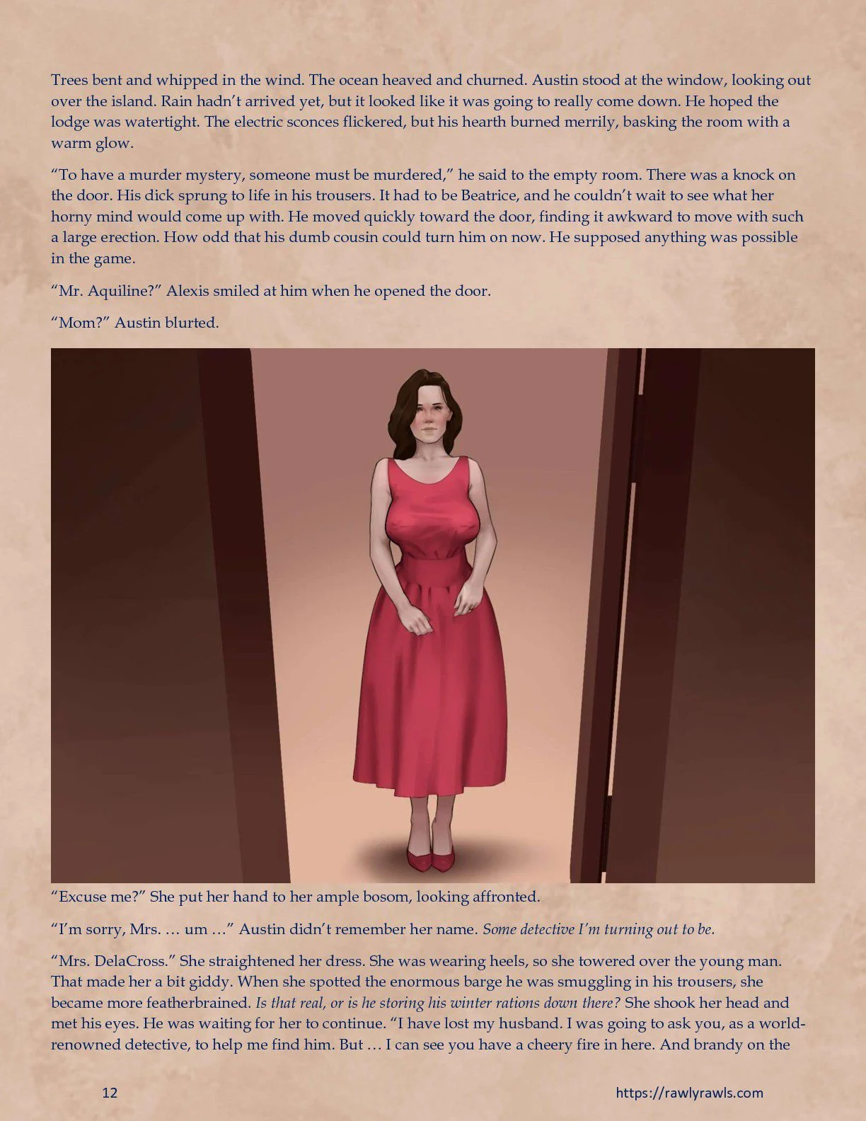 Murder At Palmer Lodge [Laimov , RawlyRawls] - Chapter 3 — Page 12